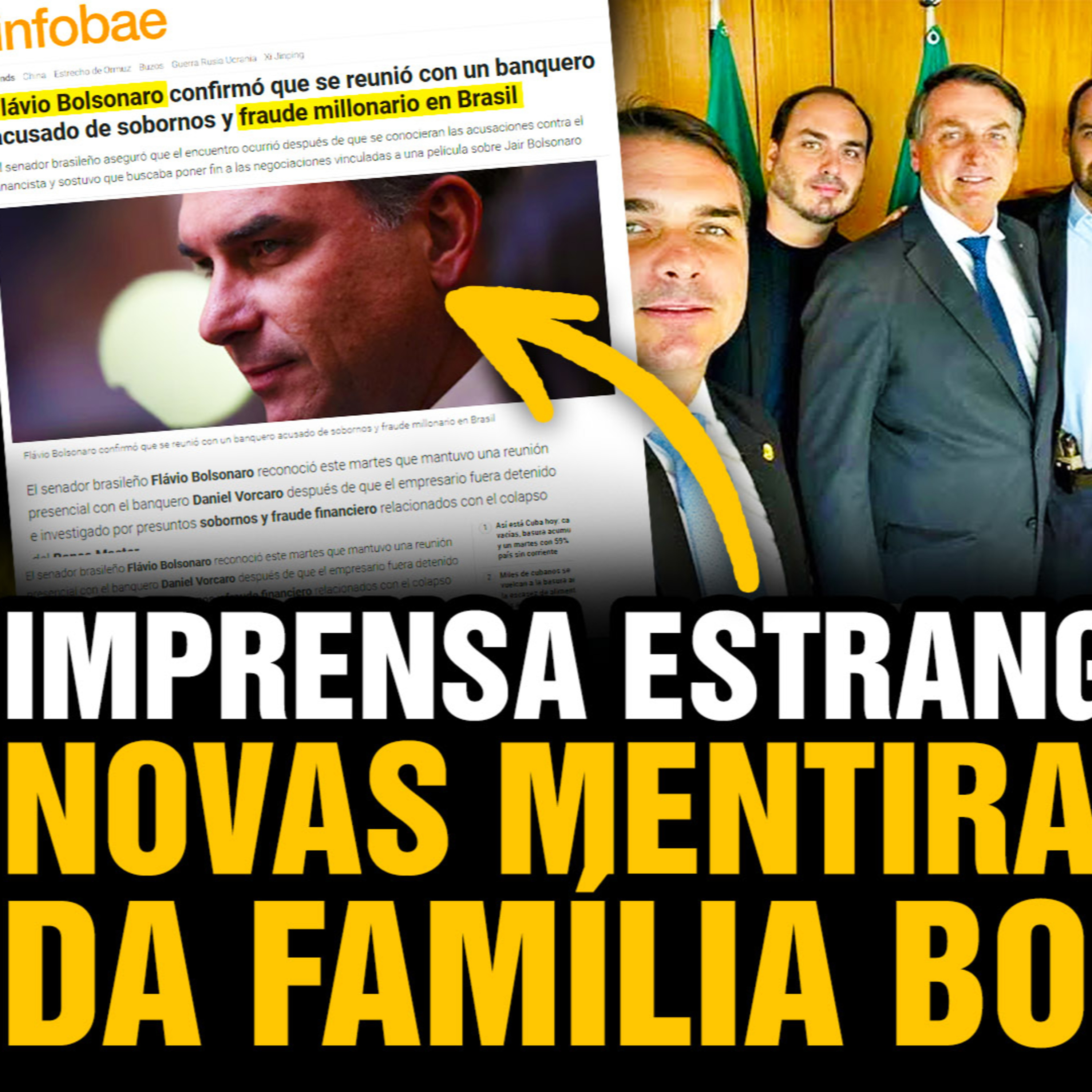 Imprensa internacional revela NOVAS SUJEIRAS dos BOLSONAROS: VISITA À PRISÃO, NOVO AUDIO e MAIS! 😱🇧🇷 episode artwork