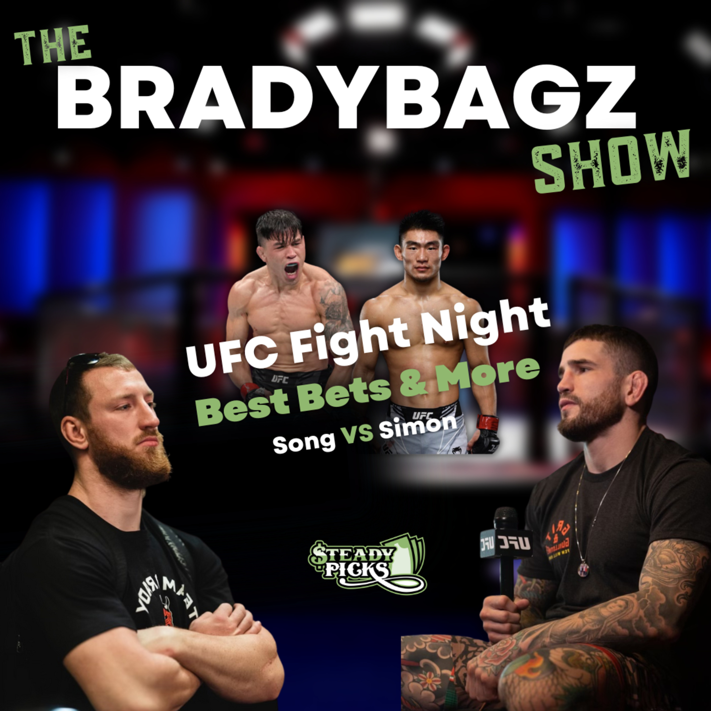 The BradyBagz Show with Sean Brady & Joe Pyfer - UFC Vegas 72 Best Bets, MMA News, & Much More (Song vs. Simon) episode artwork