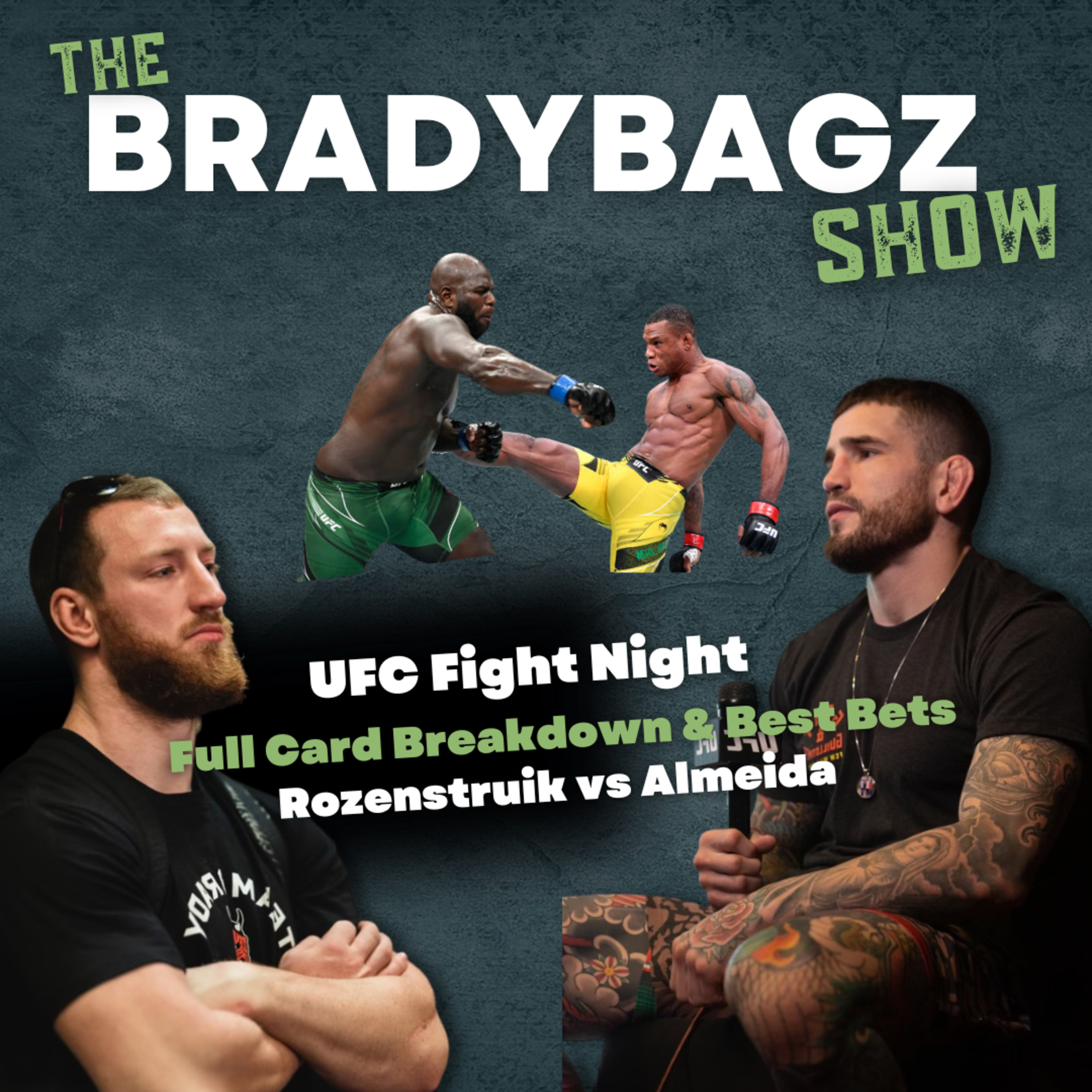 The BradyBagz Show with Sean Brady & Joe Pyfer - UFC Fight Night Charlotte Breakdown, Best Bets, & Much More! episode artwork