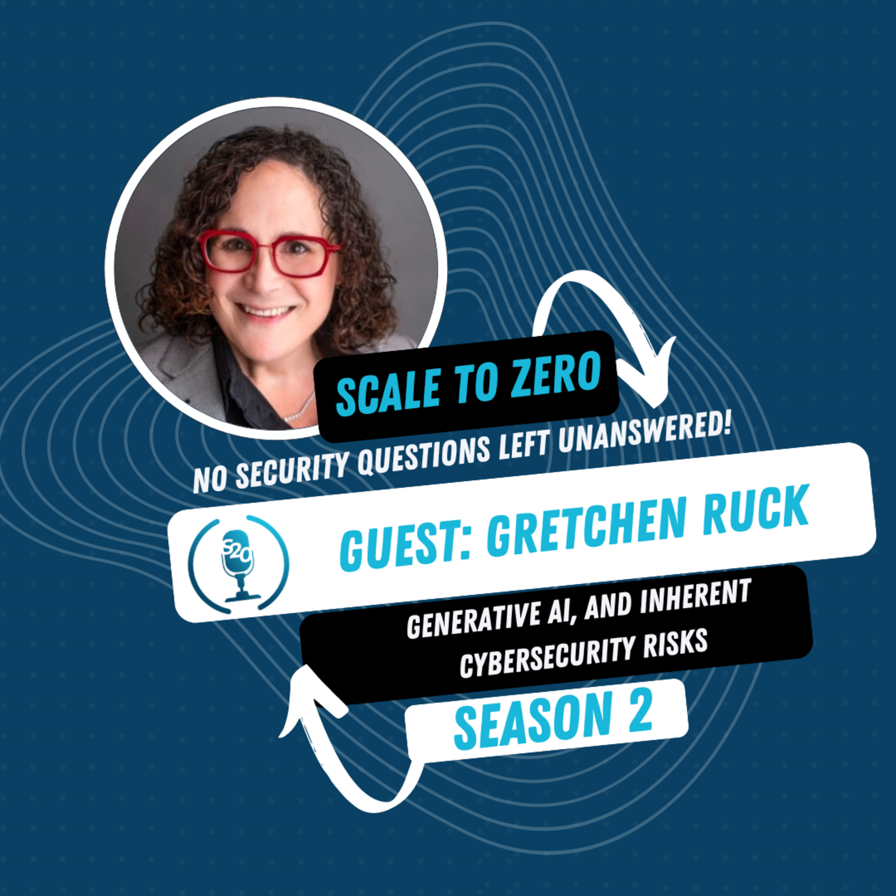 Gen AI | Inherent Cybersecurity Risks | Ft. Gretchen Ruck | S2 Ep.43 | ScaletoZero | Cloudanix episode artwork