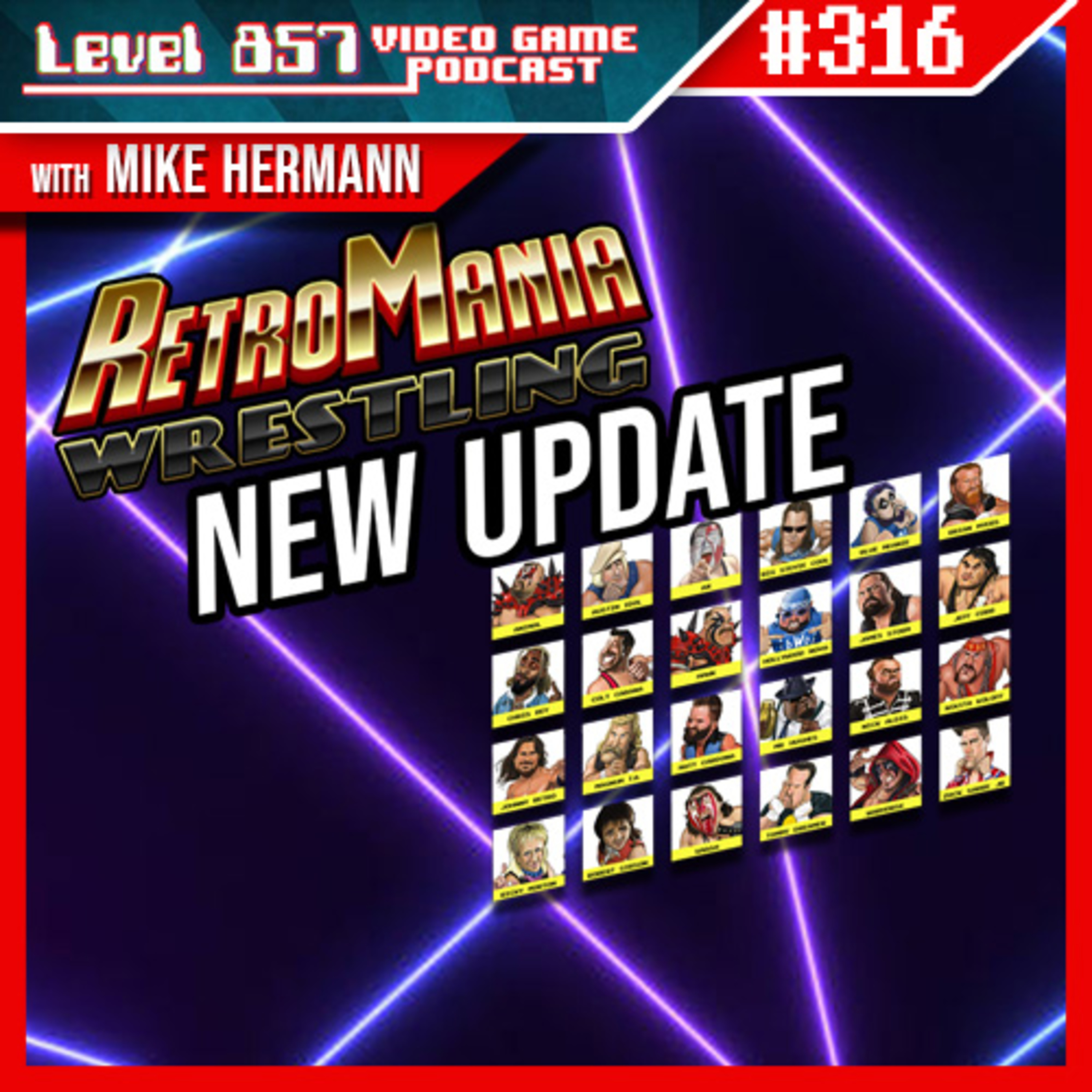 Mike Hermann Strikes Back with New DLC For Retromania Wrestling! episode artwork