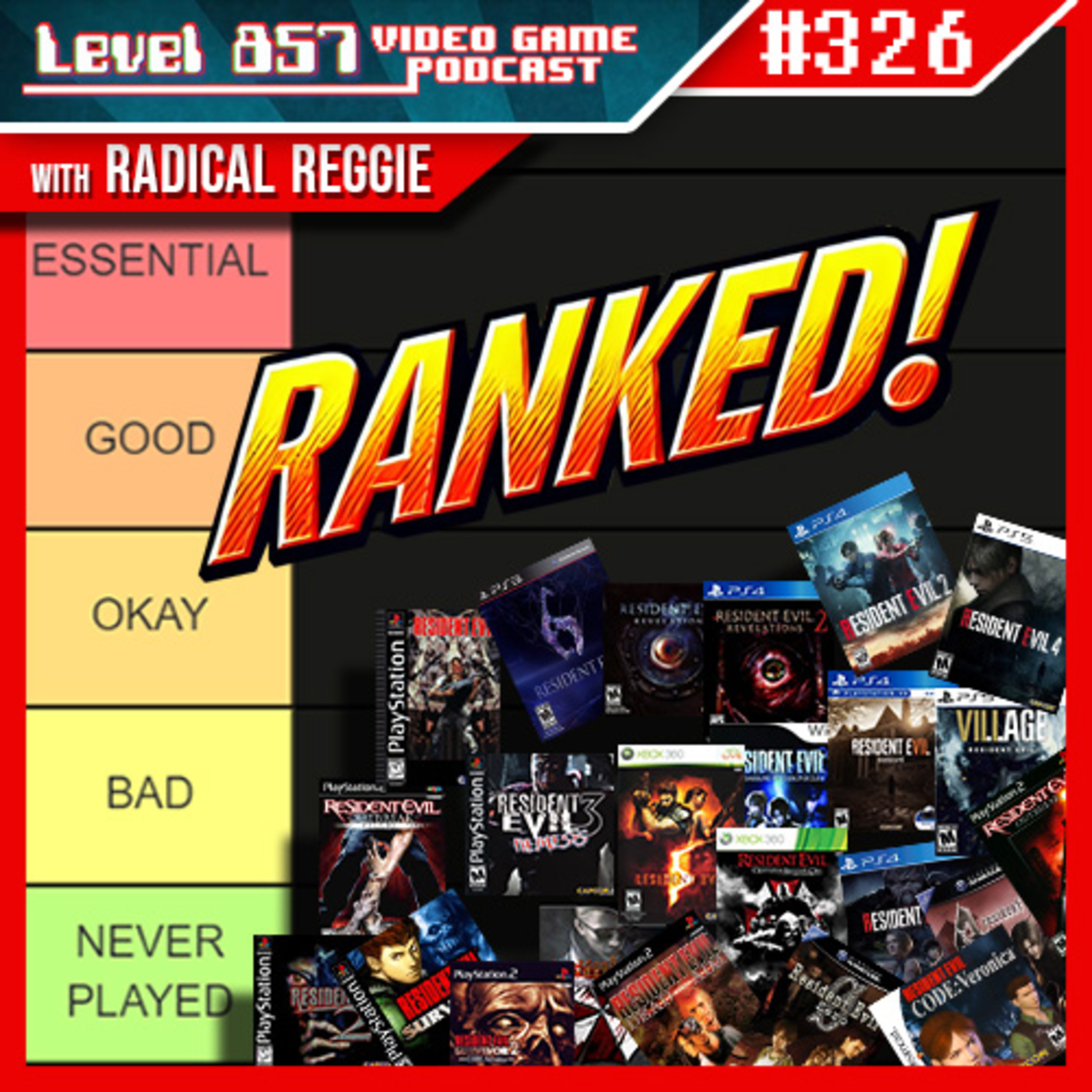 We Construct The Ultimate Resident Evil Ranked Game Tier List! episode artwork