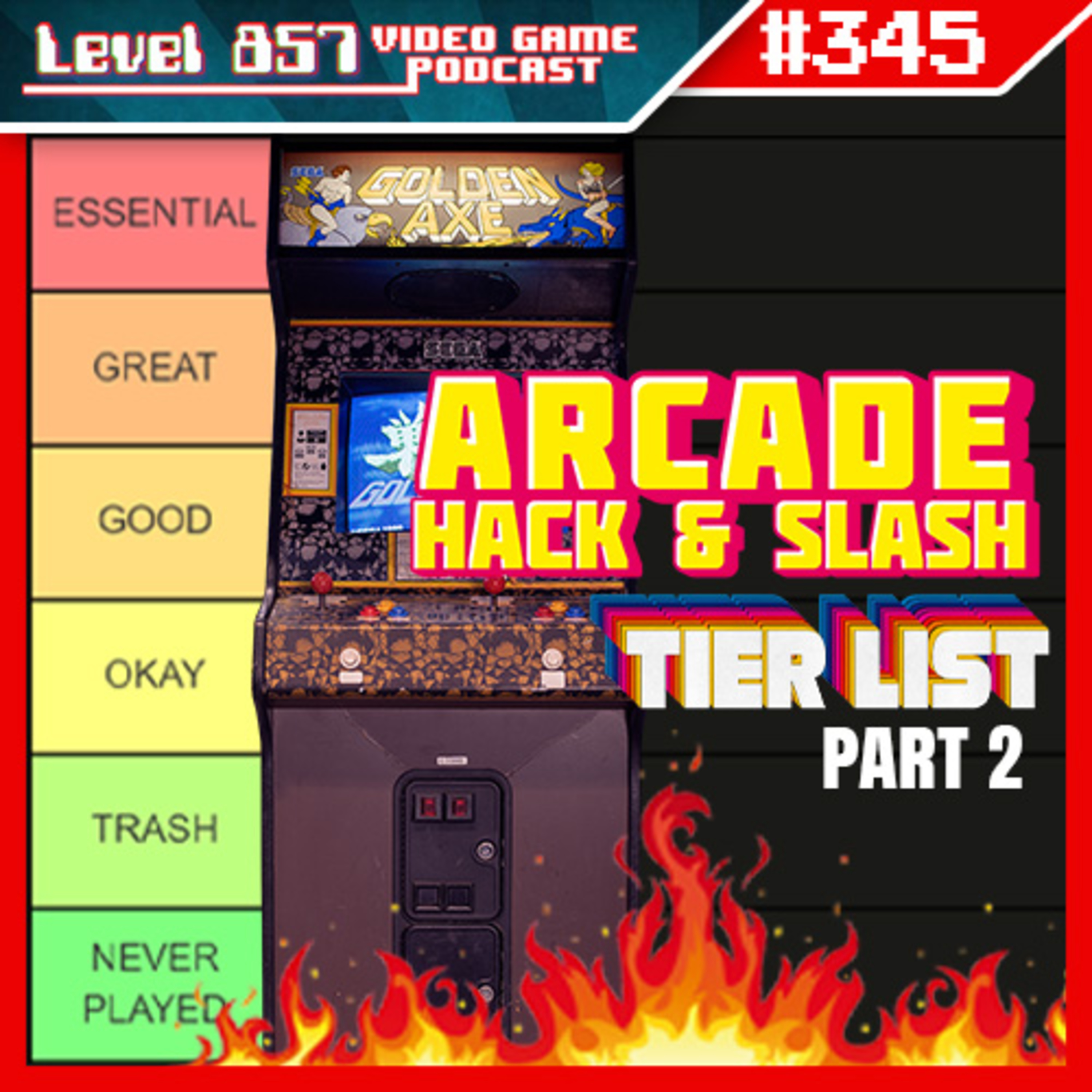 Our Ultimate Hack'n Slash Arcade Classic Tier List episode artwork
