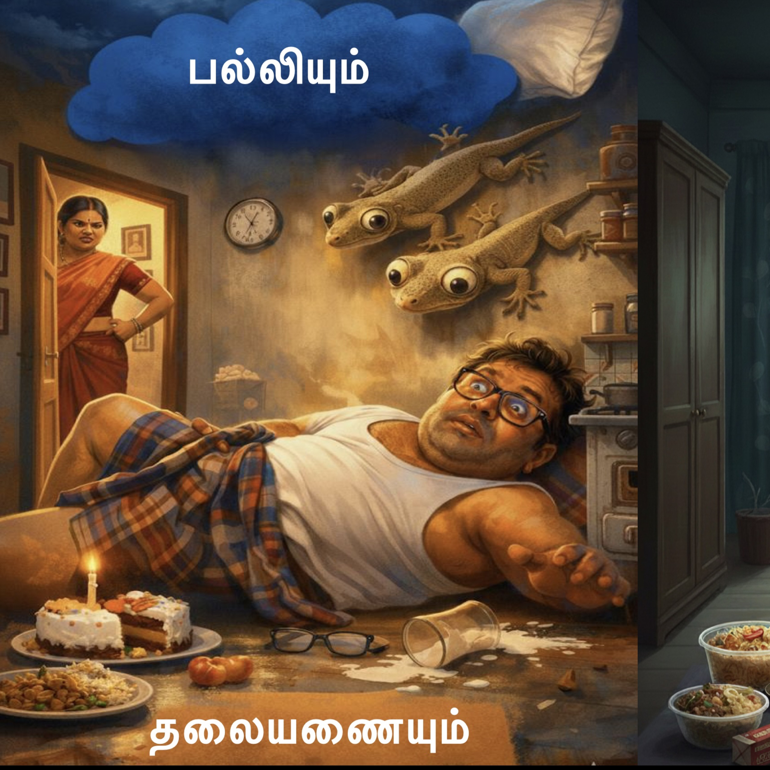 பல்லியும் தலையணையும் - நகைச்சுவை கதை episode artwork