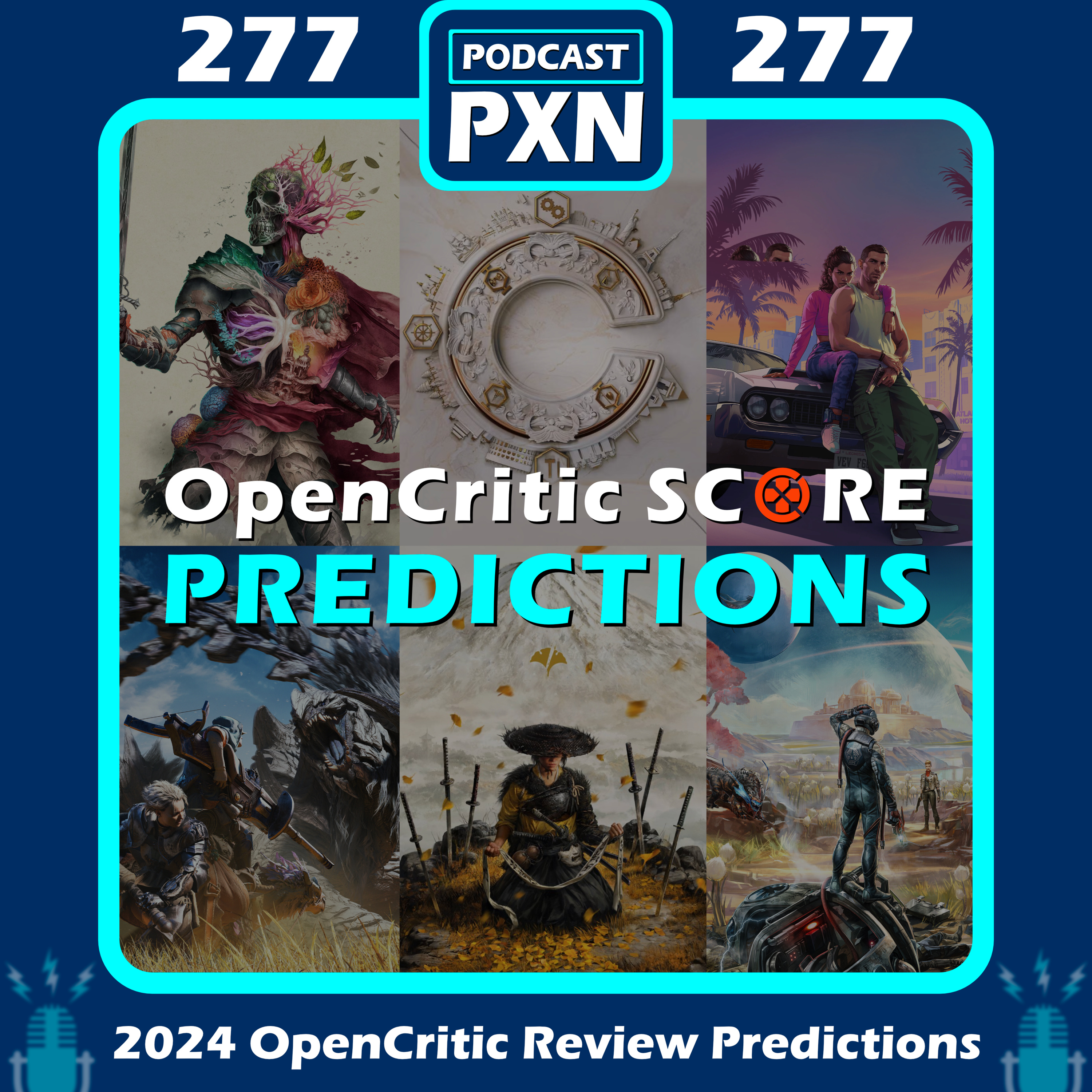 Episode 277: 2024 OpenCritic Video Game Review Score PREDICTIONS episode artwork