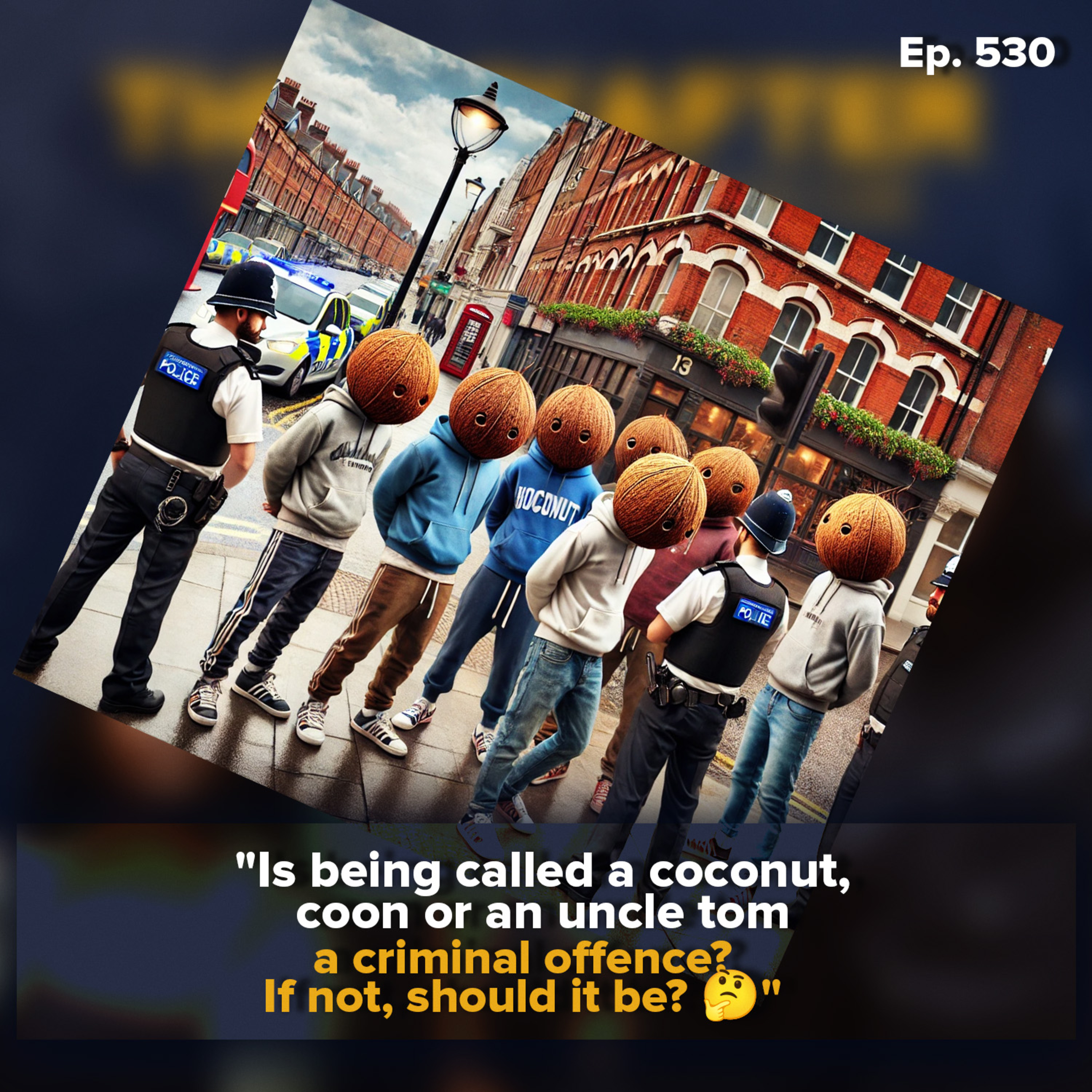 Is being called a coconut, coon or an uncle tom a criminal offence. If not, should it be? 🤔