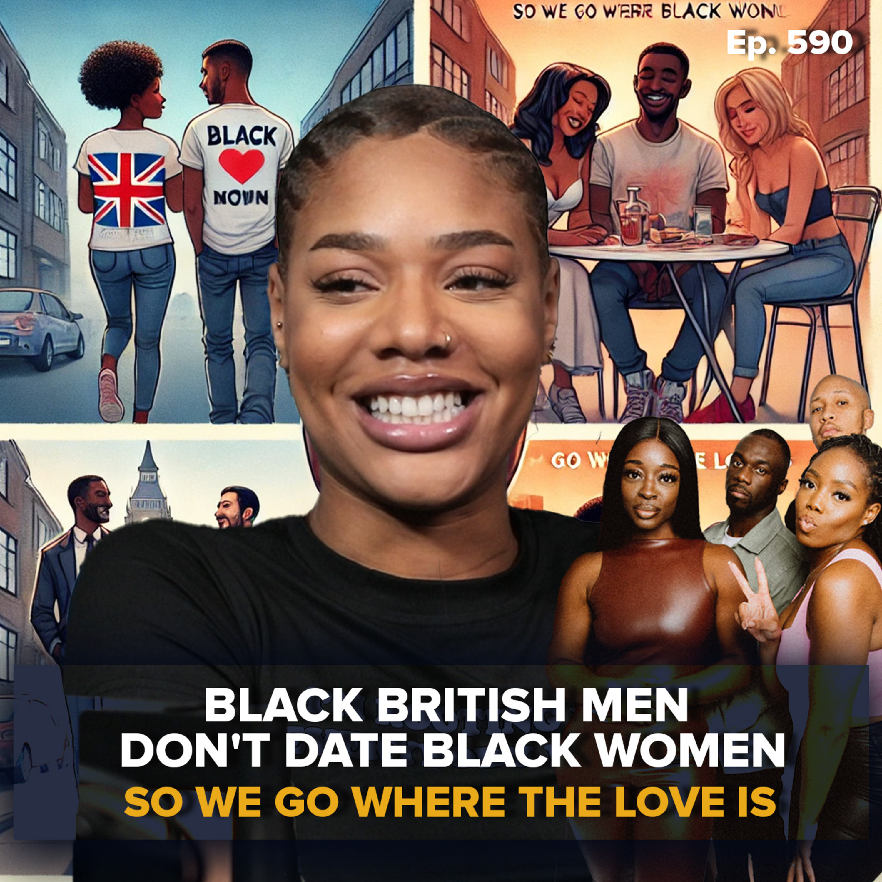 Black British Men Don't Date Black Women...So We Go Where The Love Is. ft. Michaela Washington | The Day After Ep. 591