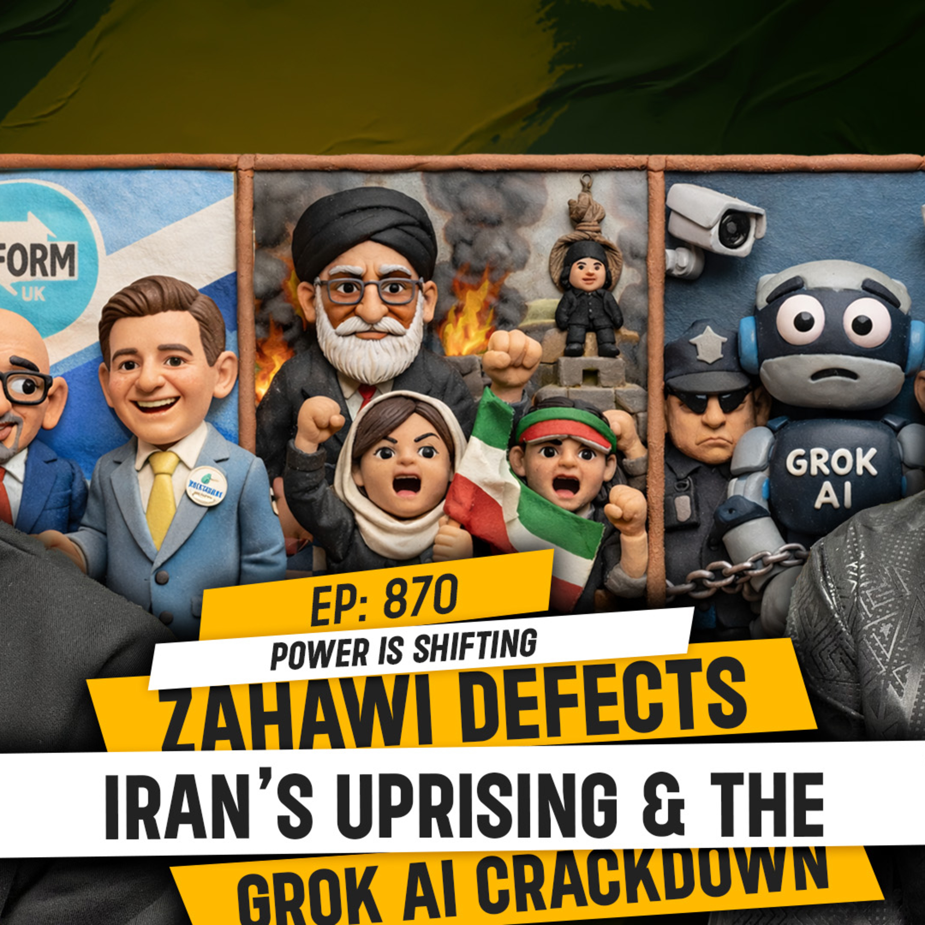 Power Is Shifting: Zahawi Defects, Iran’s Uprising & the Grok AI Crackdown | TDA - 870