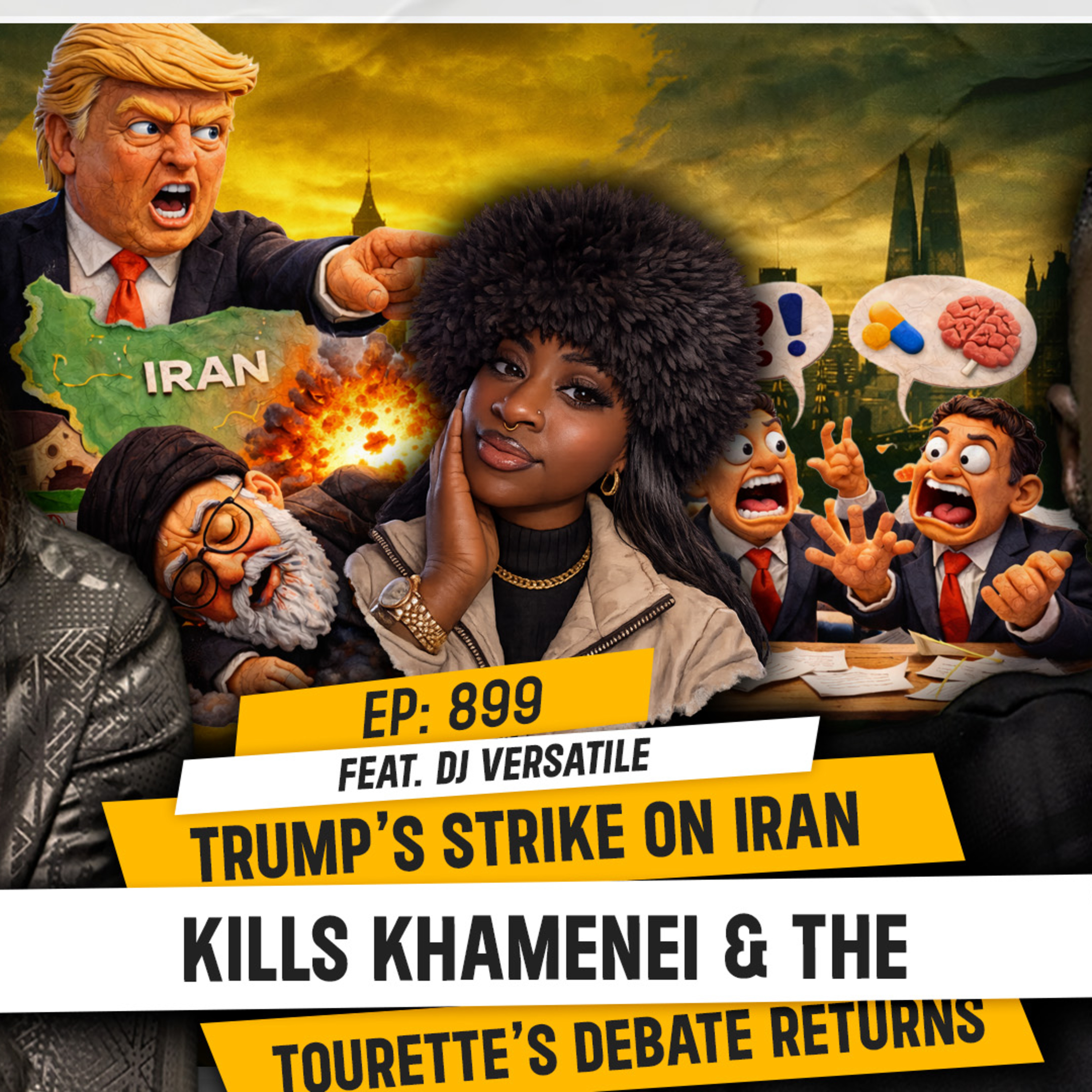 Trump’s Strike on Iran Kills Khamenei & the Tourette’s Debate Returns feat. DJ Versatile (Living with Tourettes) | TDA - 899