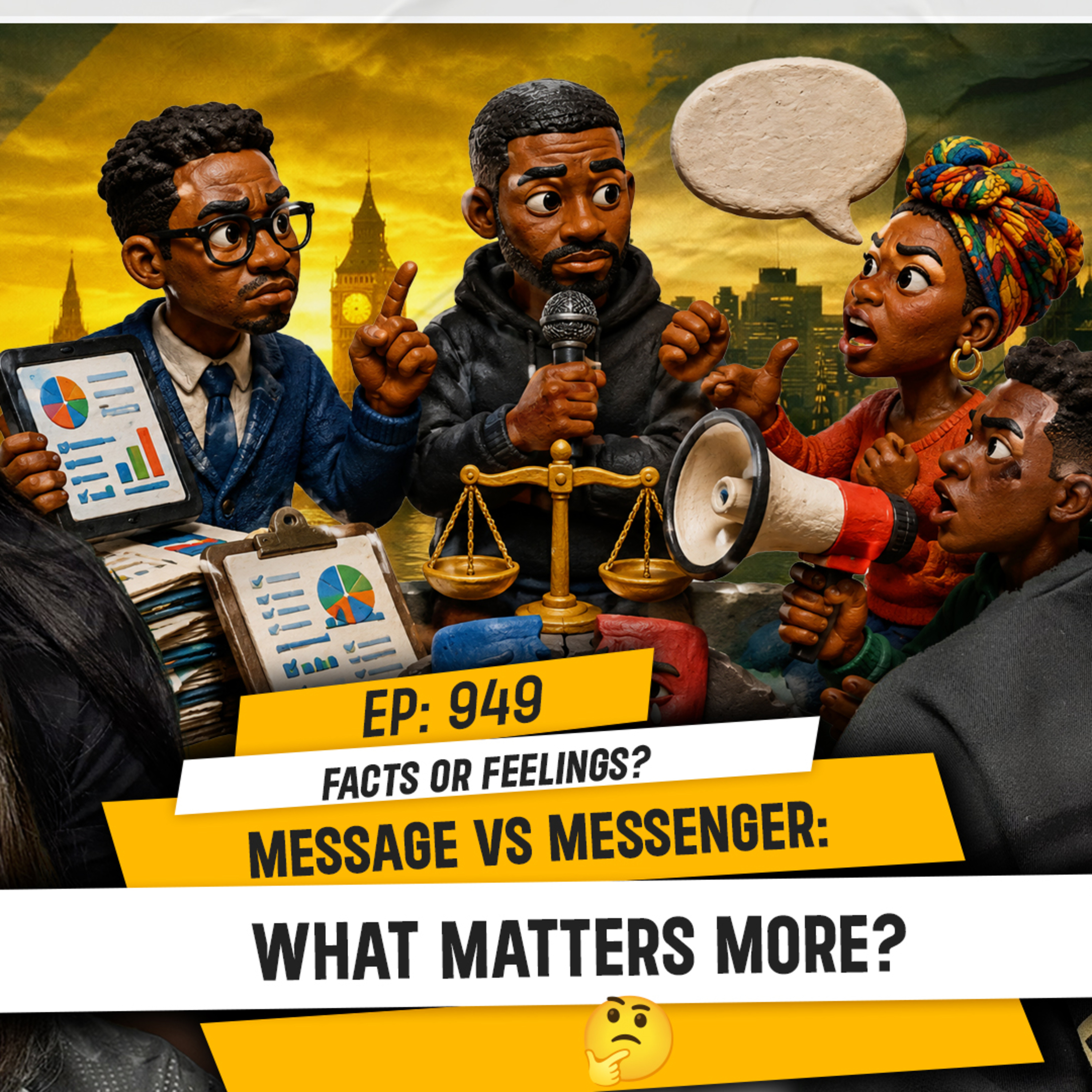 FACTS OR FEELINGS? MESSAGE VS MESSENGER: WHAT MATTERS MORE? | TDA - 949 episode artwork