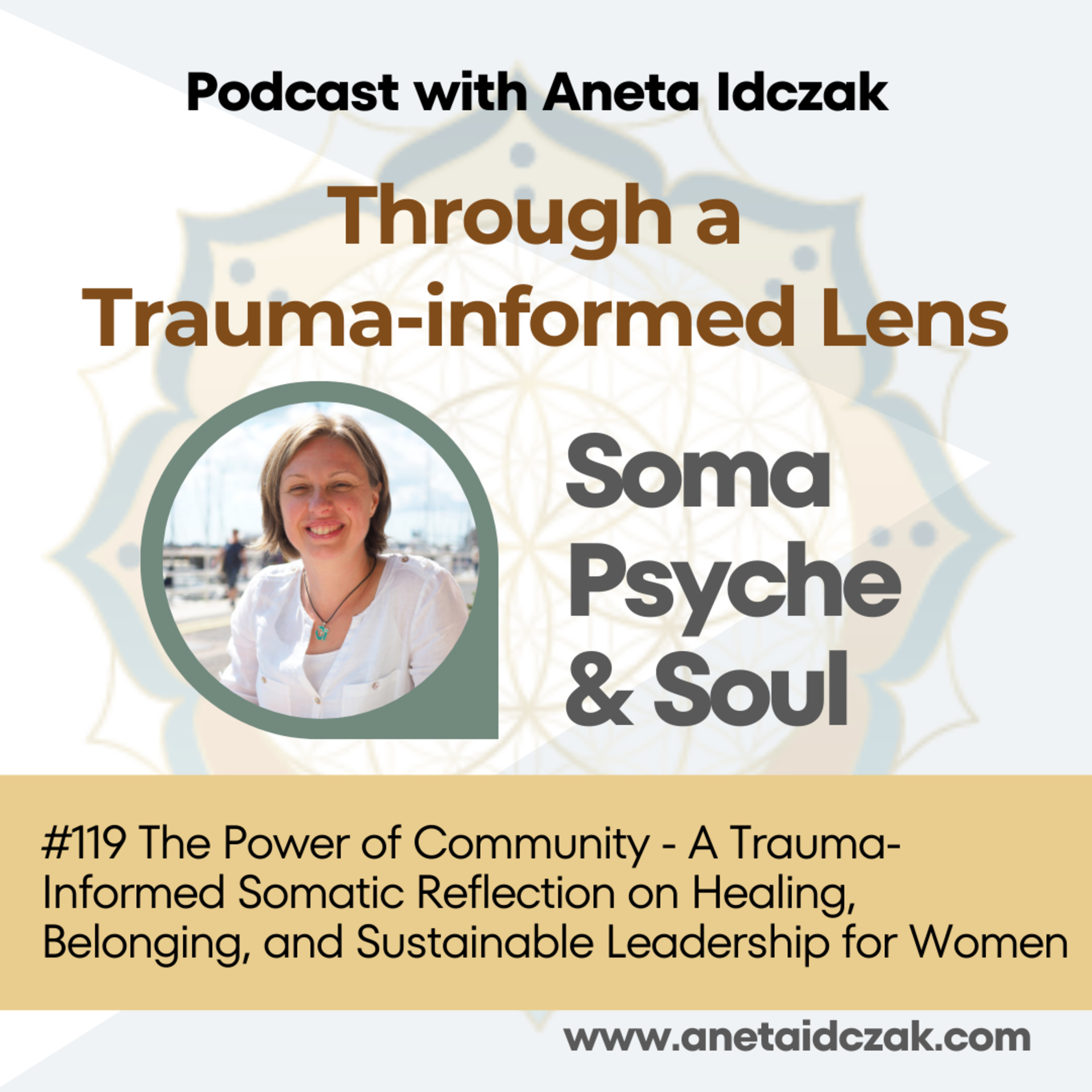 E119: The Power of Community - A Trauma-Informed Somatic Reflection on Healing, Belonging, and Sustainable Leadership for Women episode artwork