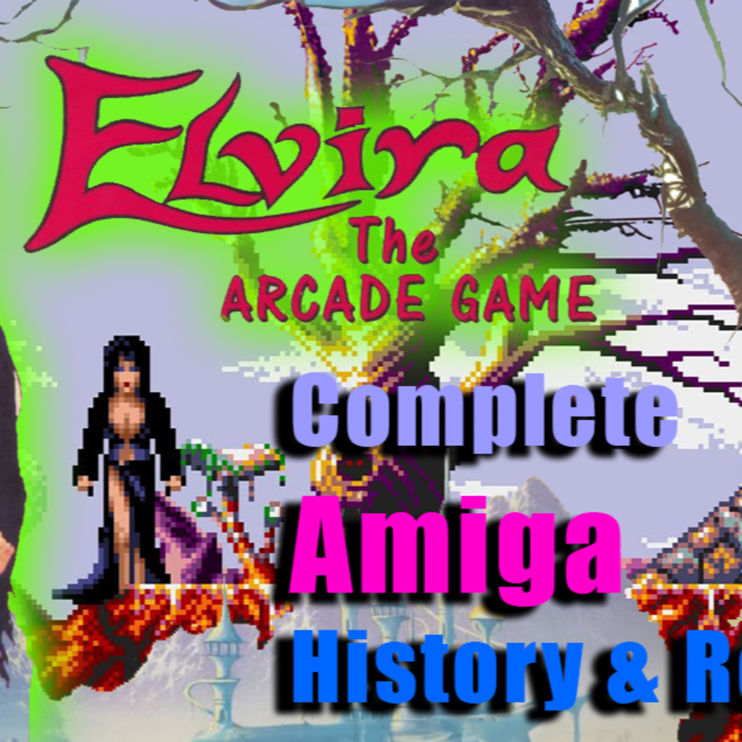 Bounding buxom assets: Elvira The Arcade Game | Amigos Everything Amiga 472 episode artwork