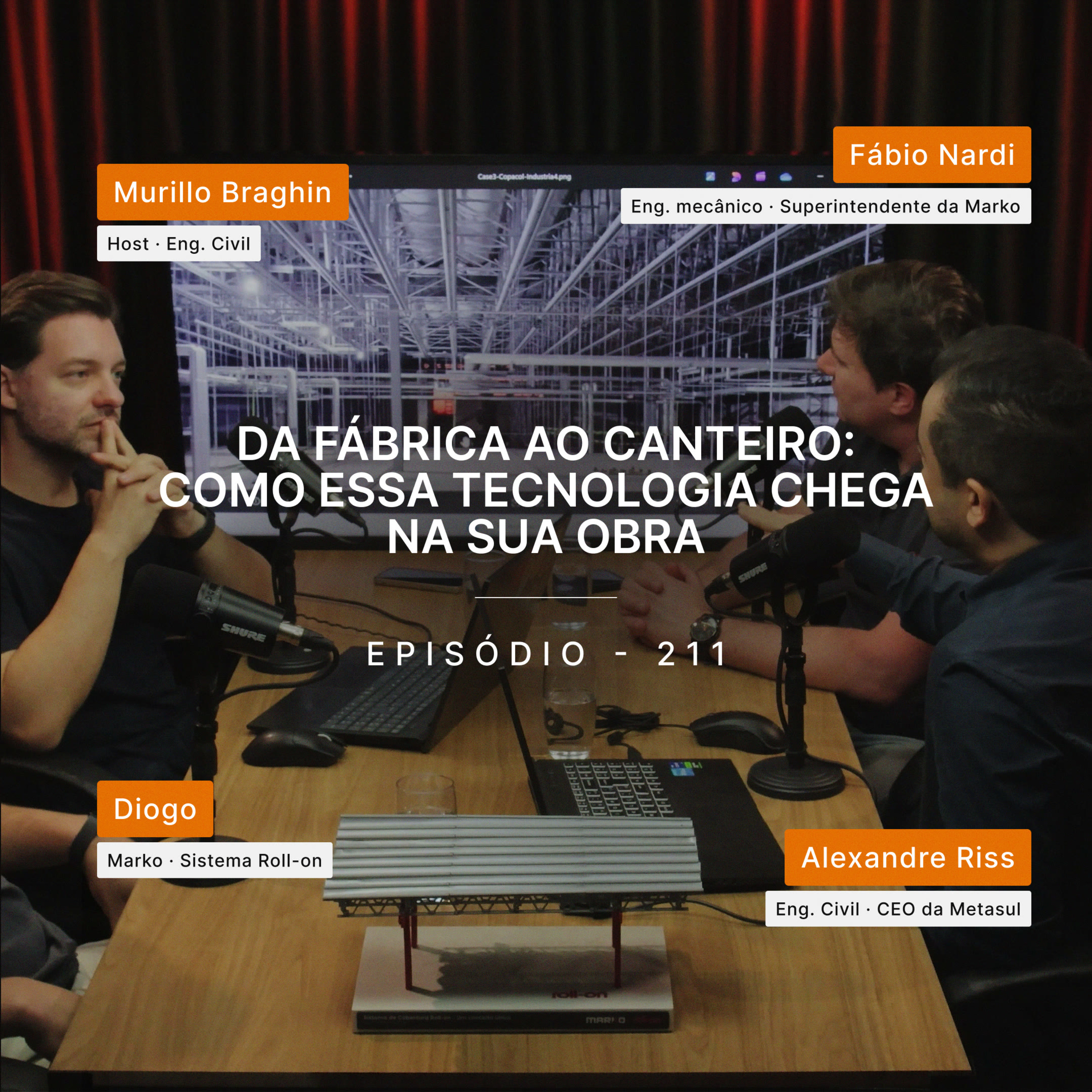 #211 DA FÁBRICA AO CANTEIRO: COMO ESSA TECNOLOGIA CHEGA NA SUA OBRA episode artwork