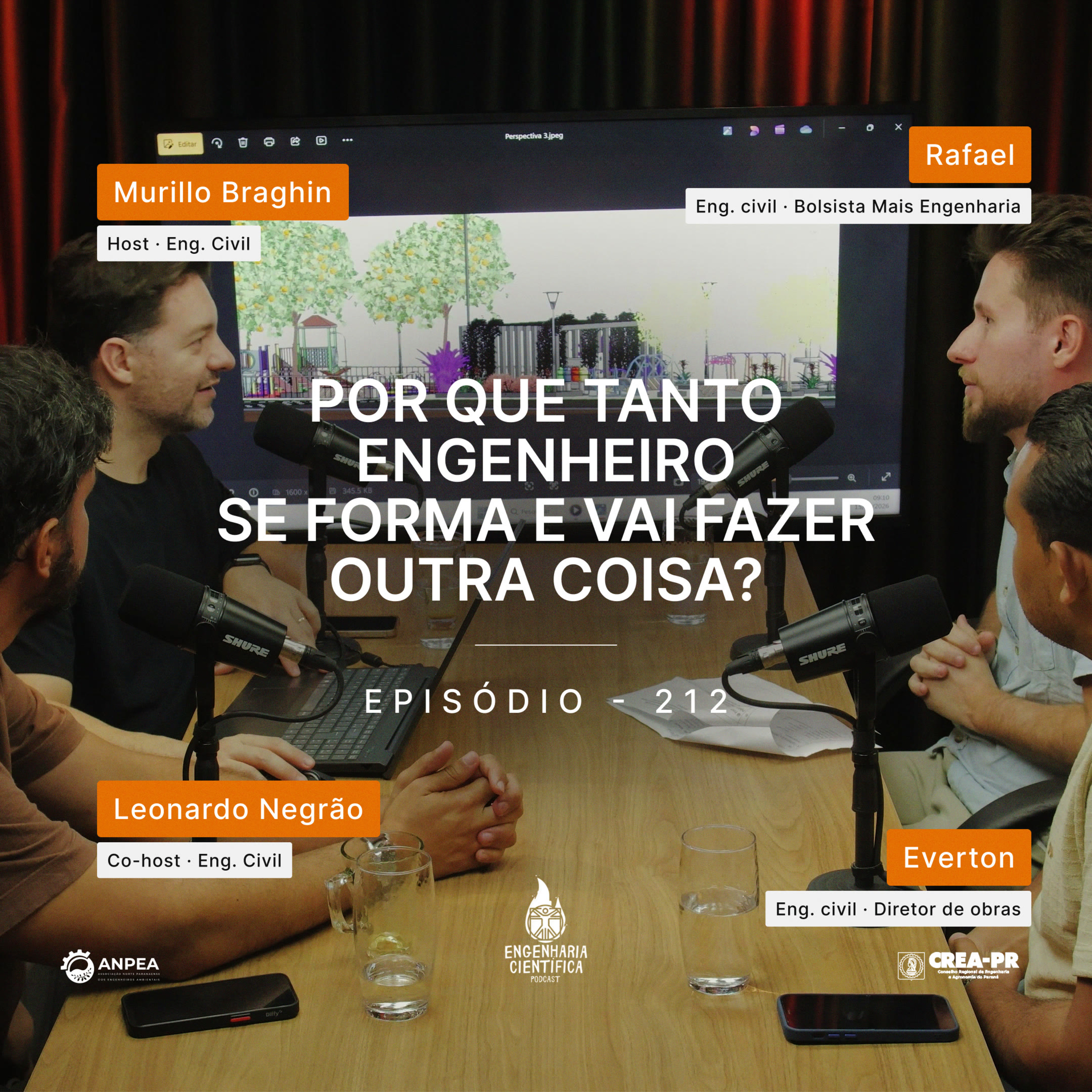 #212 POR QUE TANTO ENGENHEIRO SE FORMA E VAI FAZER OUTRA COISA? episode artwork