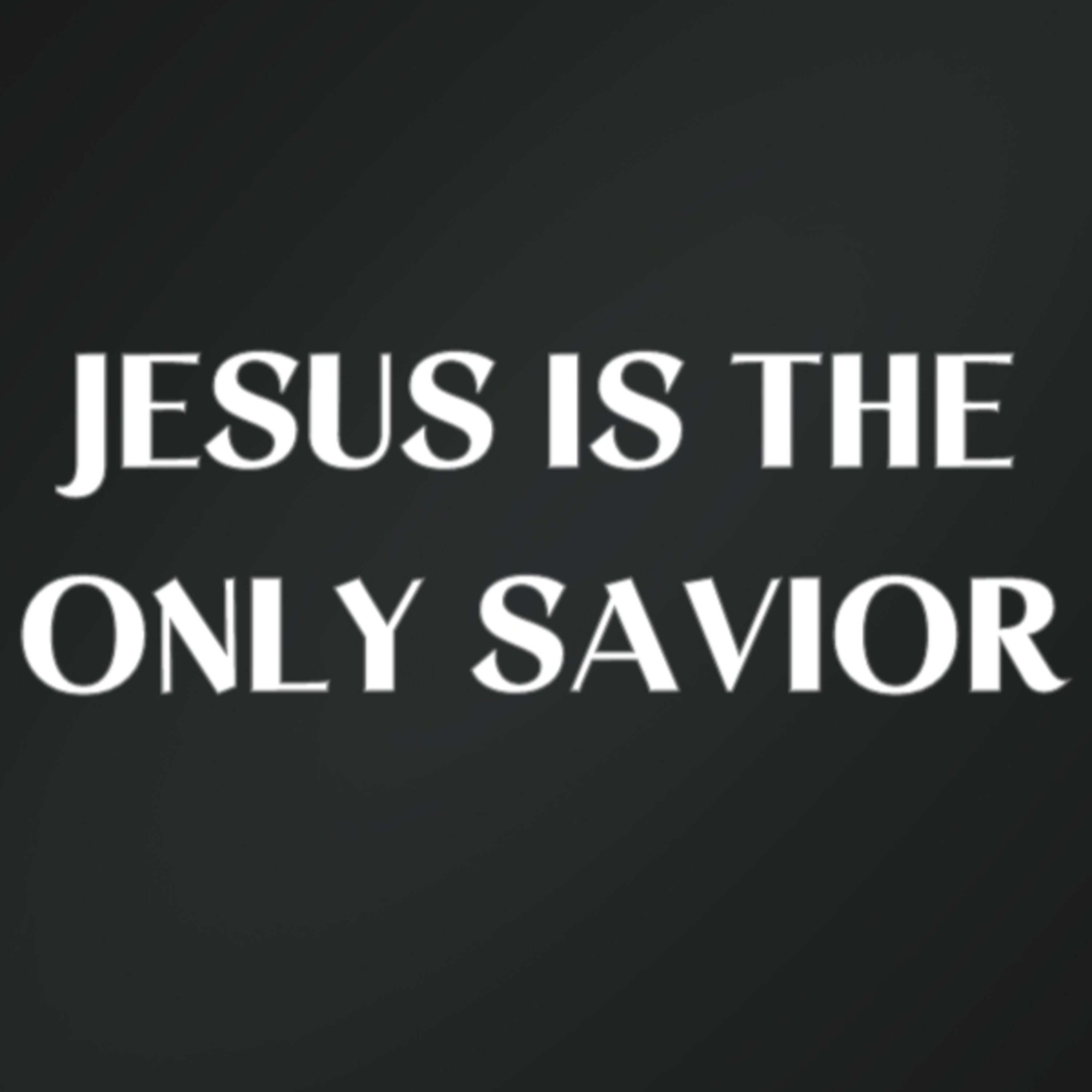 Jesus is the only Savior episode artwork