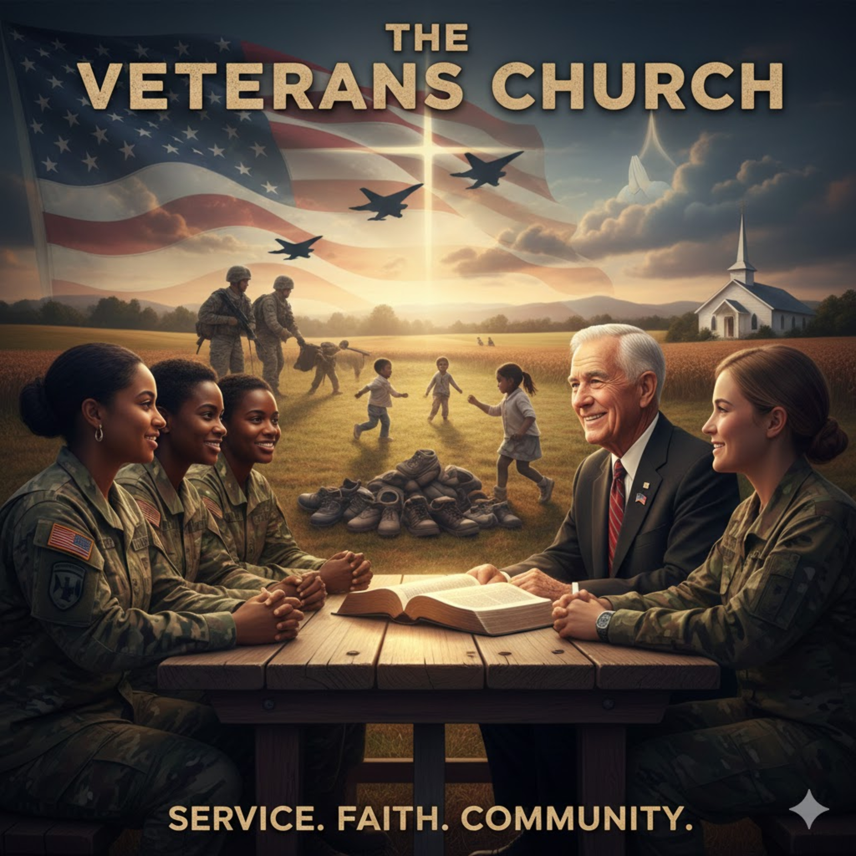Veterans Church, the hosts interview Lieutenant Colonel Don Coots, episode artwork