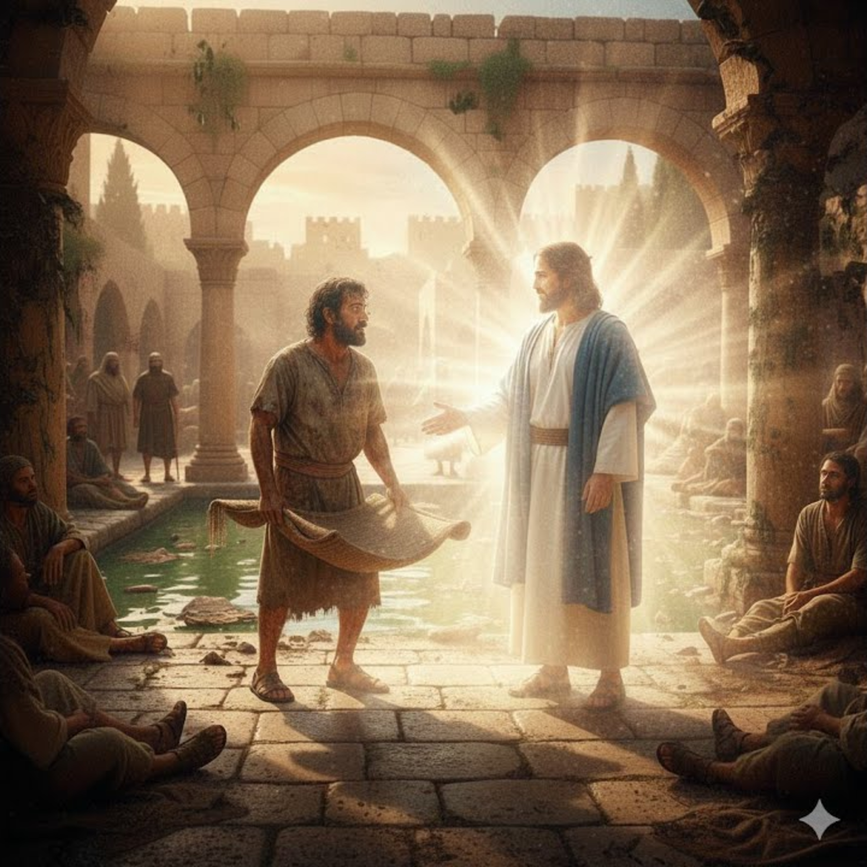 John 4:46-56 Jesus Healing The Man At The Pool episode artwork