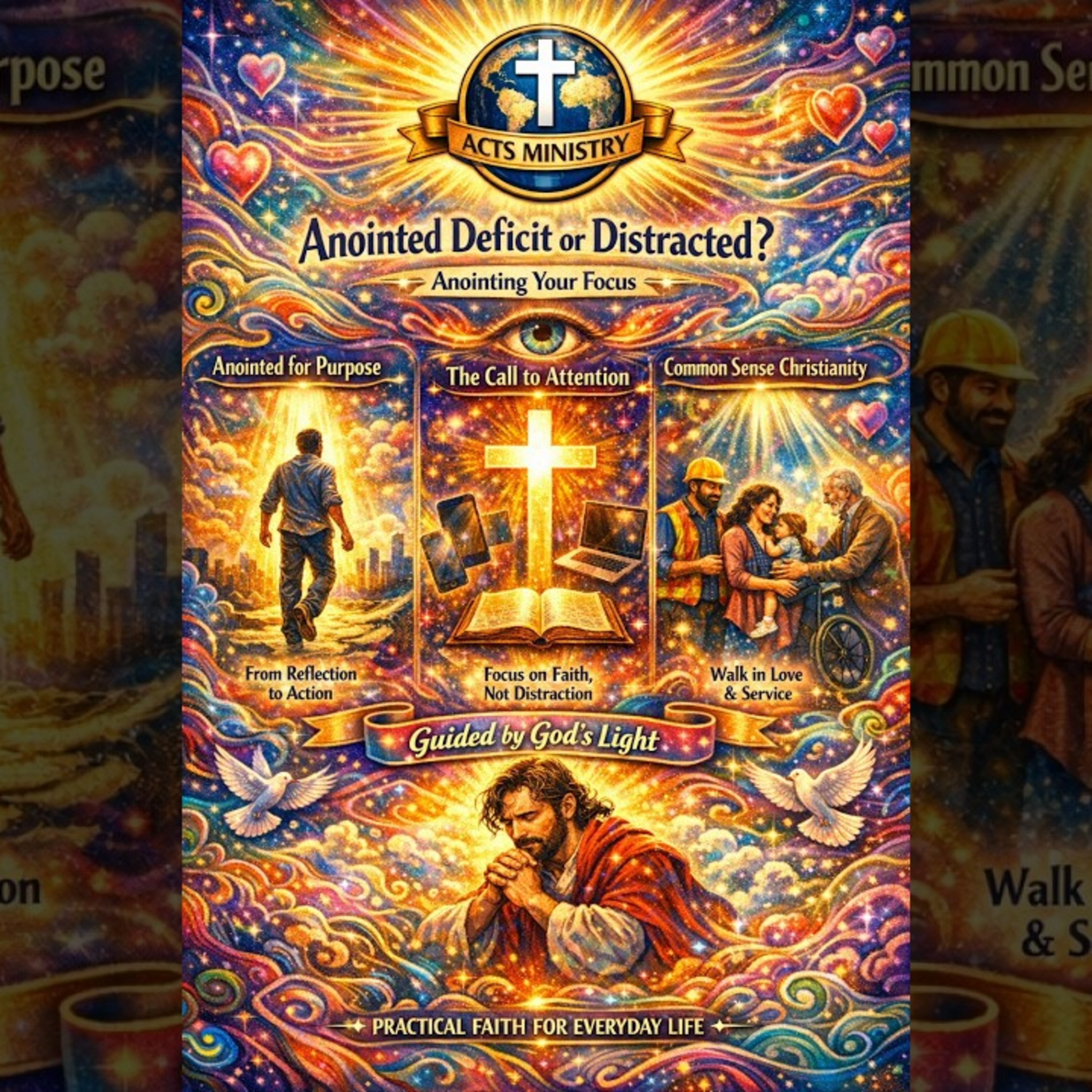 A Not So Ordinary Man," host Dennis explores the complex relationship between focus, faith, and personal growth. He challenges the traditional medical definition of ADD  episode artwork