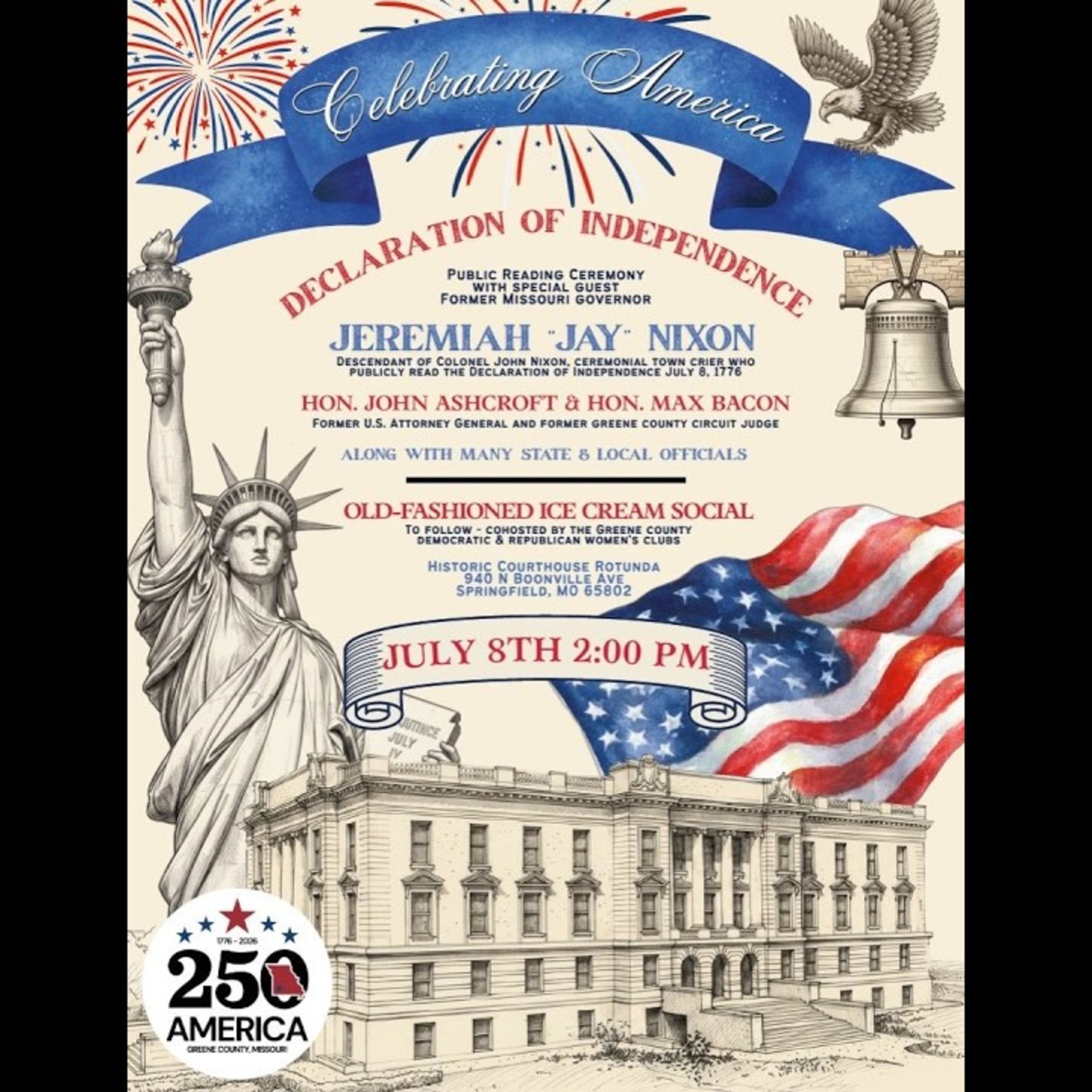USA Independence Proclaimed 250 Years Today! Join ‘Changing Times' Hosts Mary Byrne & Lynn Morris July 8th 1776-2026 episode artwork