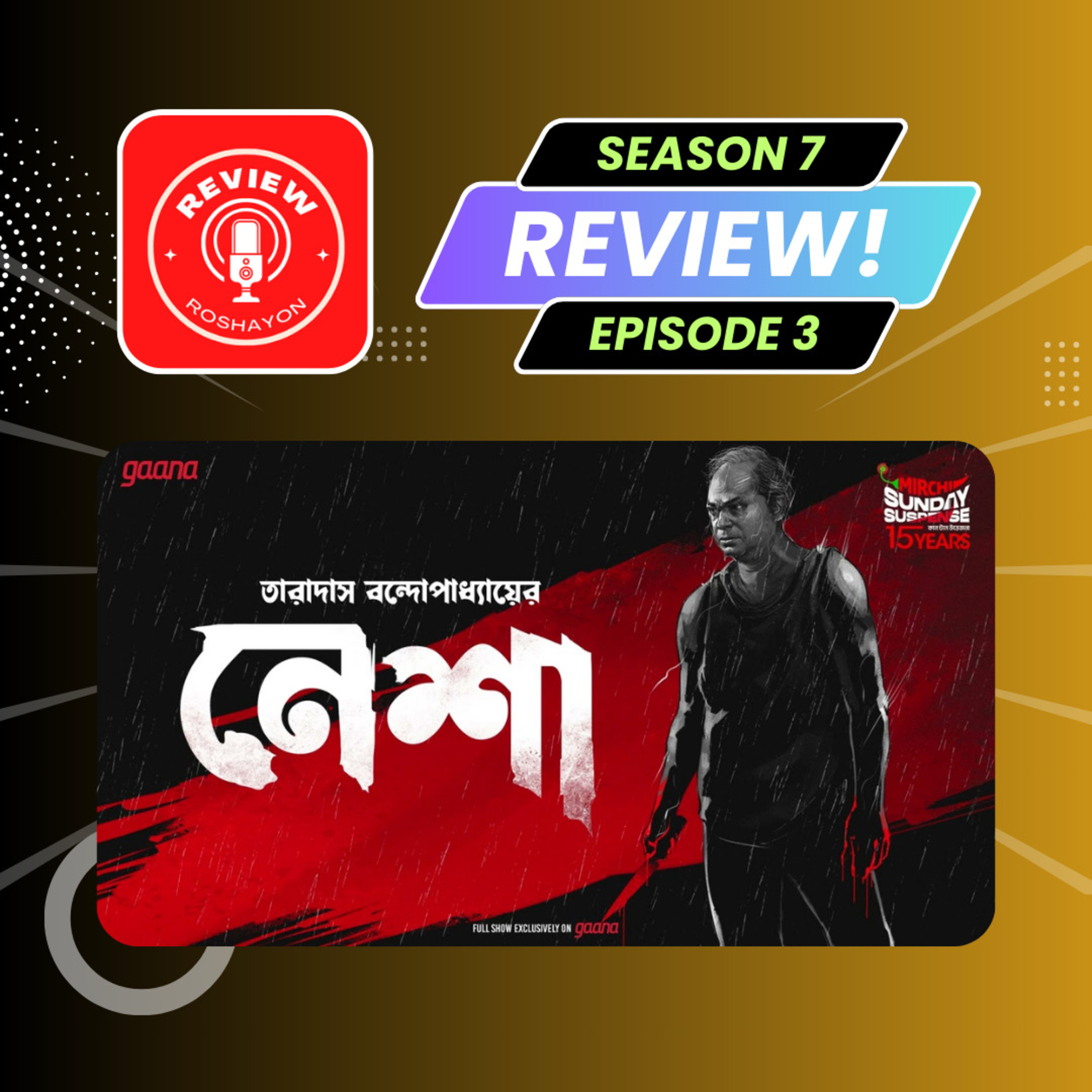 Nesha - Taradas Bandyopadhyay | (Reaction and review podcast) | Review Roshayon episode artwork