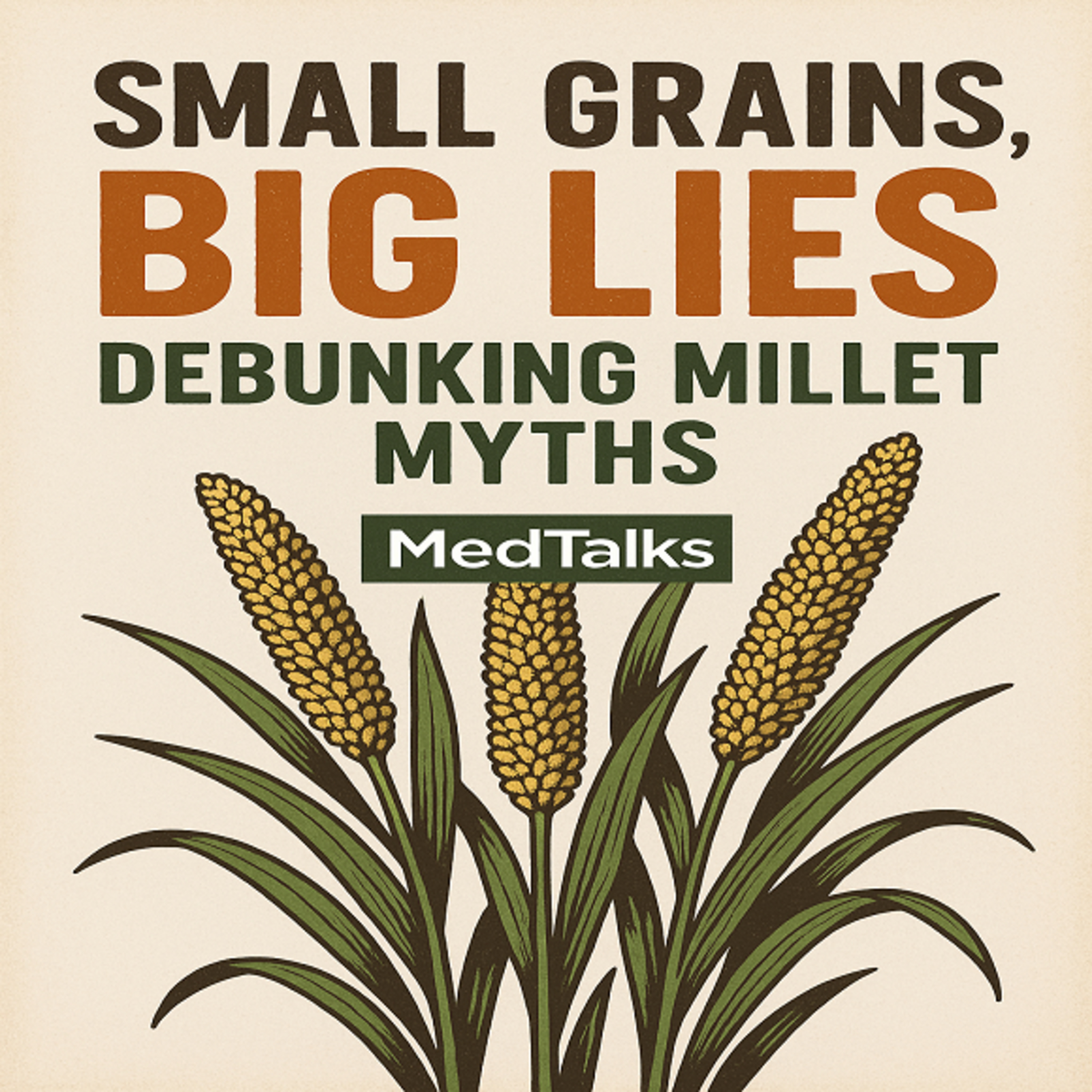 Small Grains, Big Lies: Debunking Millet Myths || Dr.Naveen Prabakaran | Dr. 𝕲𝖚𝖗𝖚 𝕭𝖗𝖚𝖓𝖔 || MedTalks episode artwork