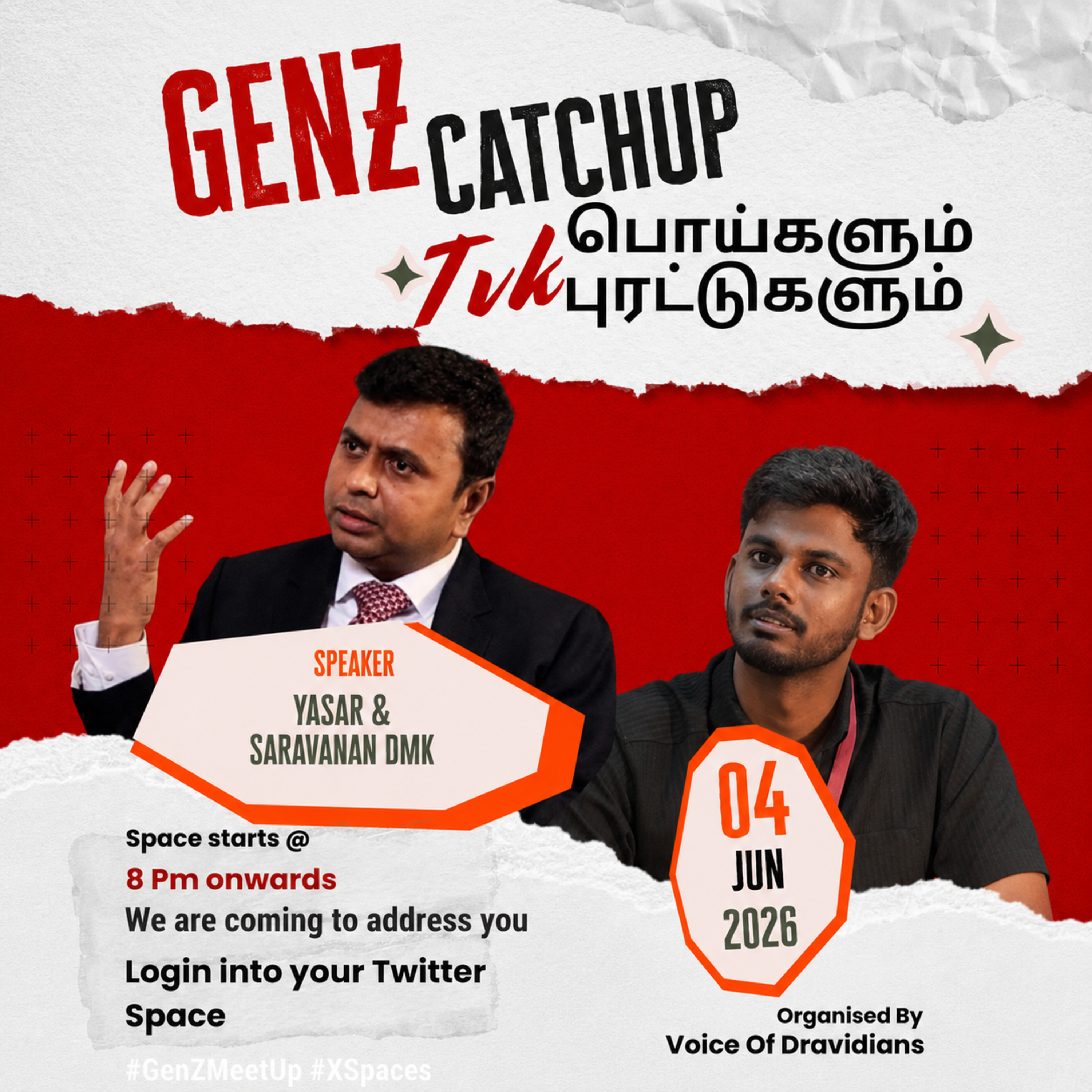 GENZ Catchup TVK பொய்களும் புரட்டுகளும் Yasar & Saravanan Annadurai DMK   episode artwork