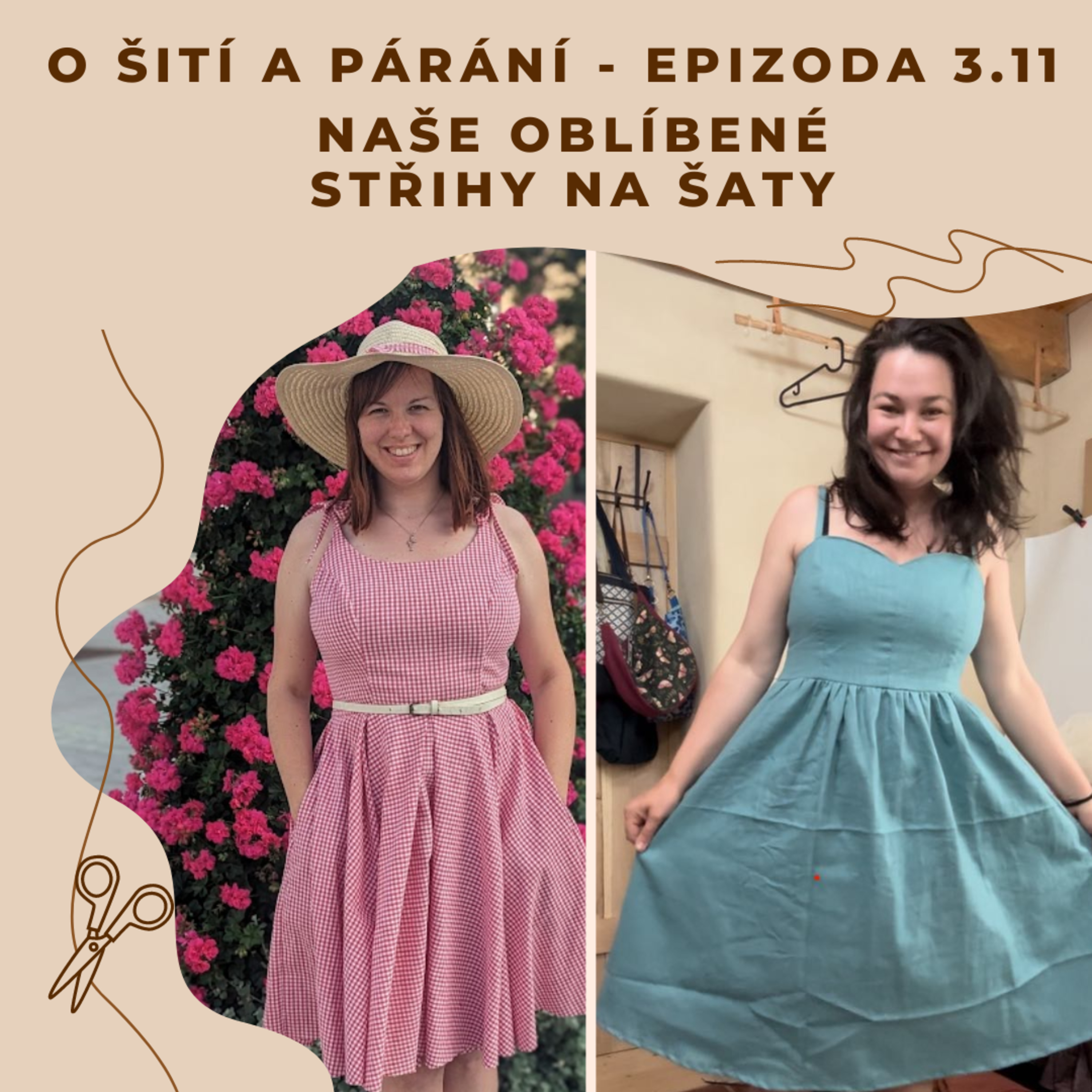 O šití a párání