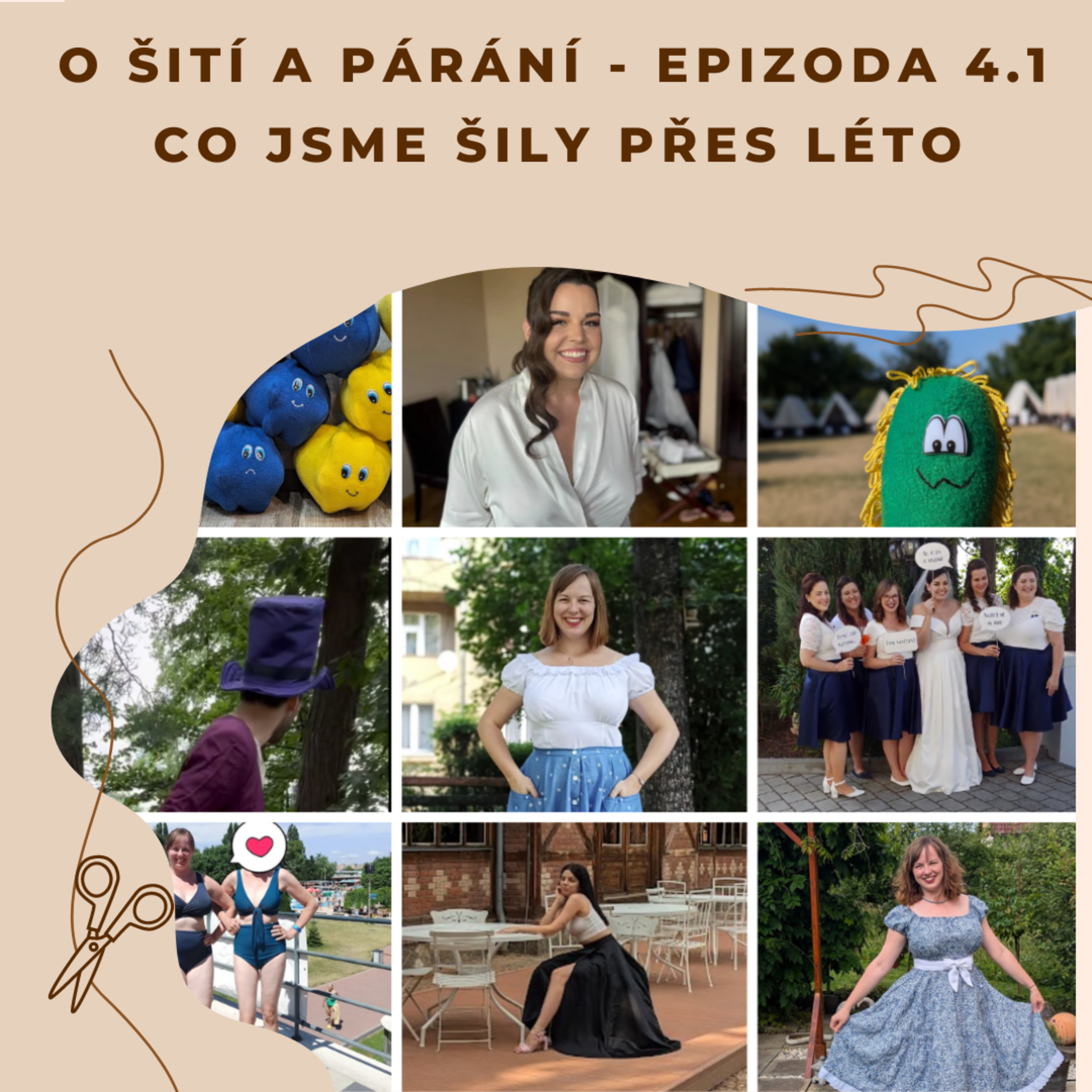 O šití a párání