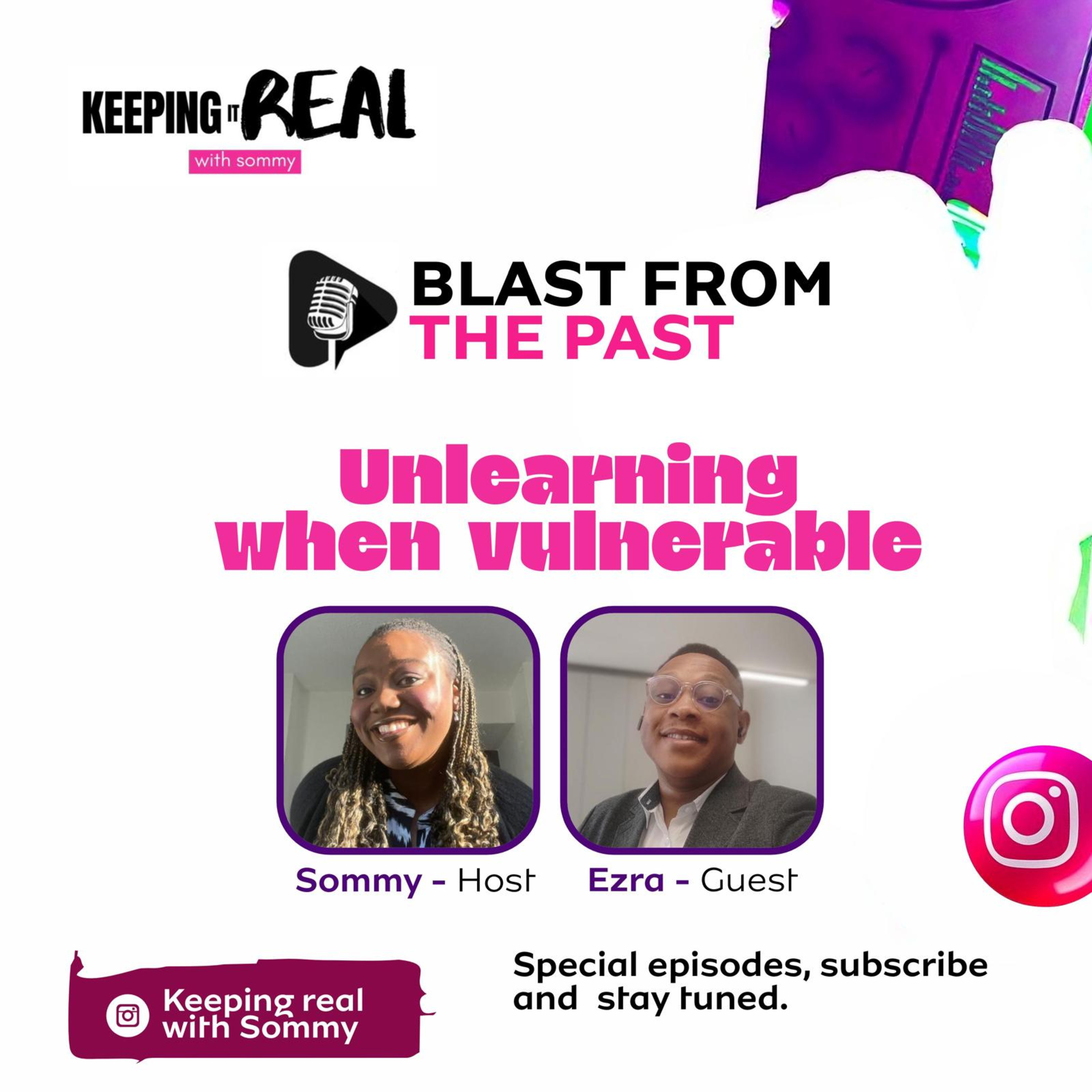 Unlearning when vulnerable featuring Ezra episode artwork