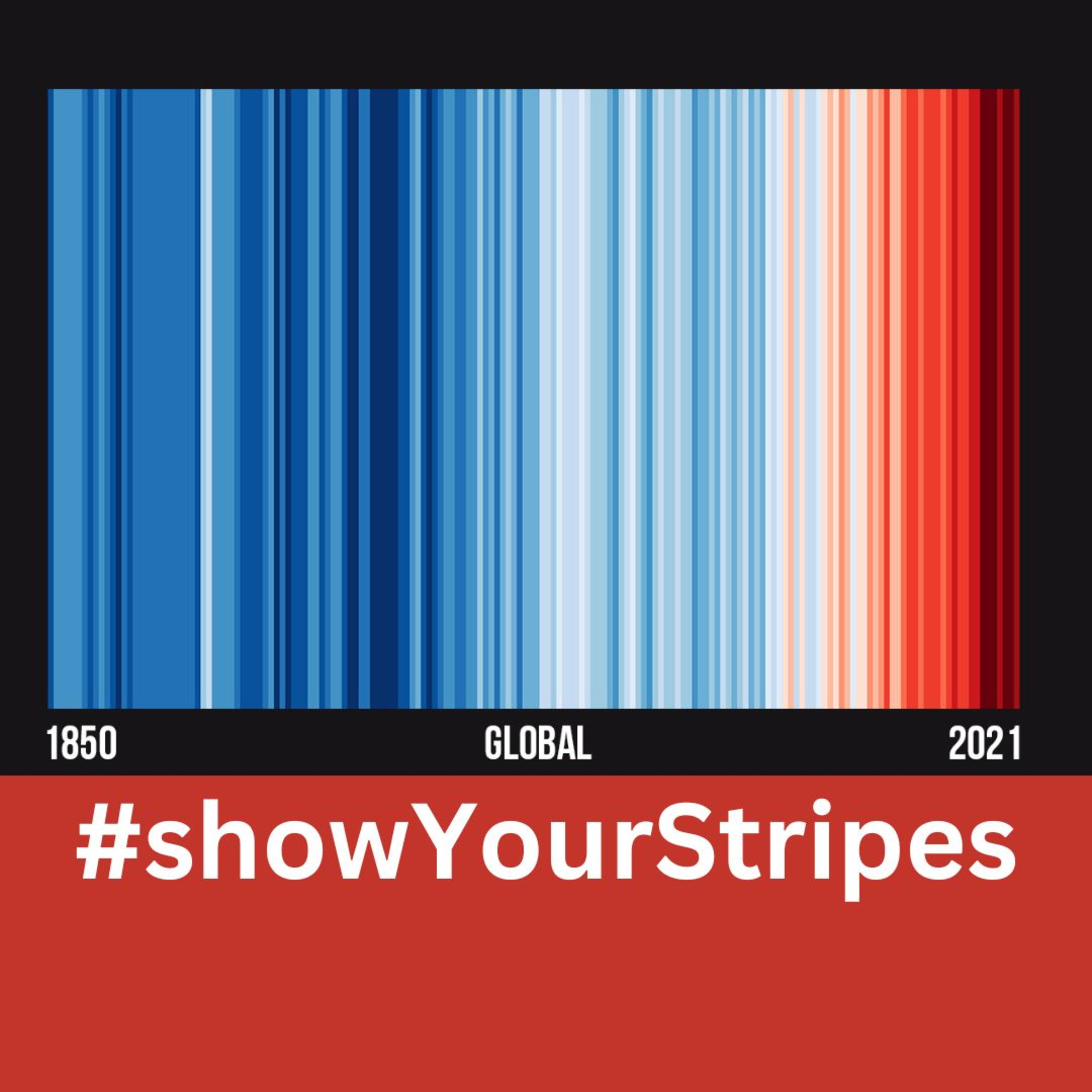 #ShowYourStripes. 77. episode artwork