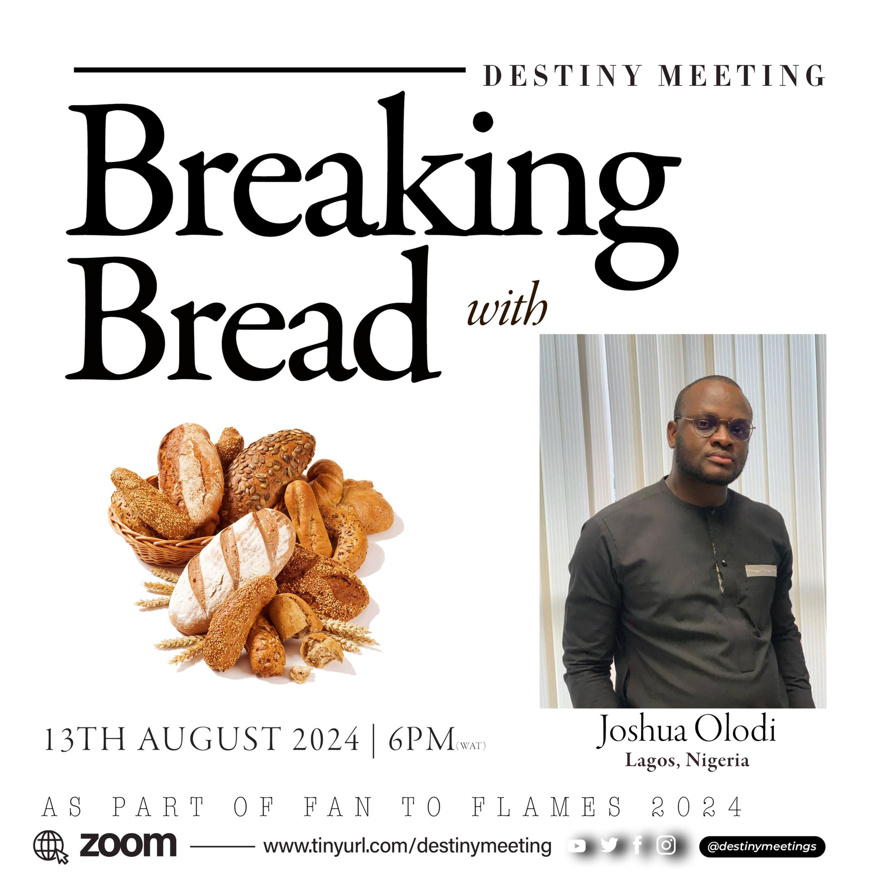 Breaking Bread with Joshua Olodi 2024 episode artwork