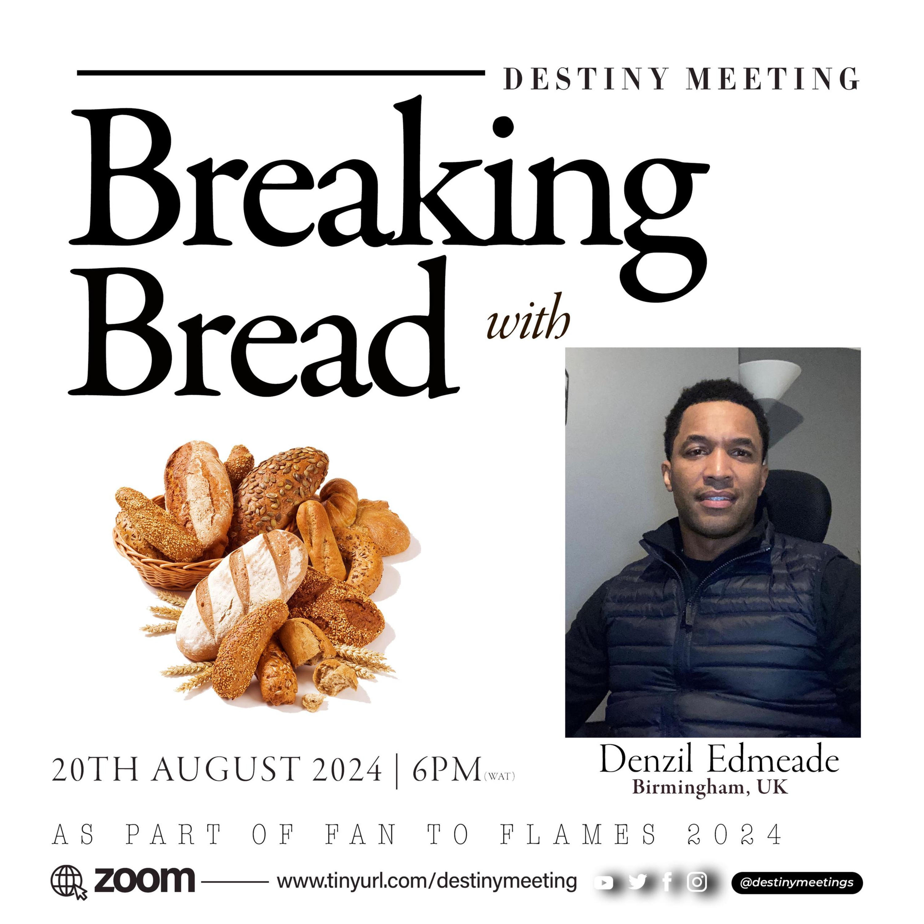 Breaking Bread with Denzil Edmeade 2024 episode artwork