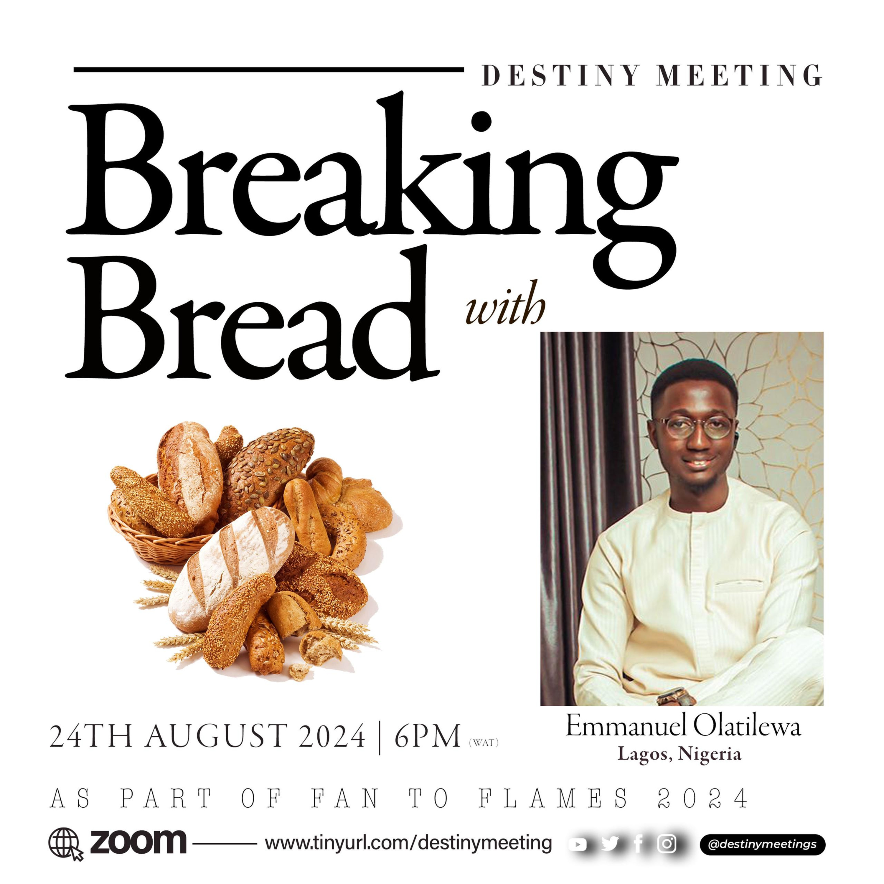 Breaking Bread with Emmanuel Olatilewa 2024 episode artwork