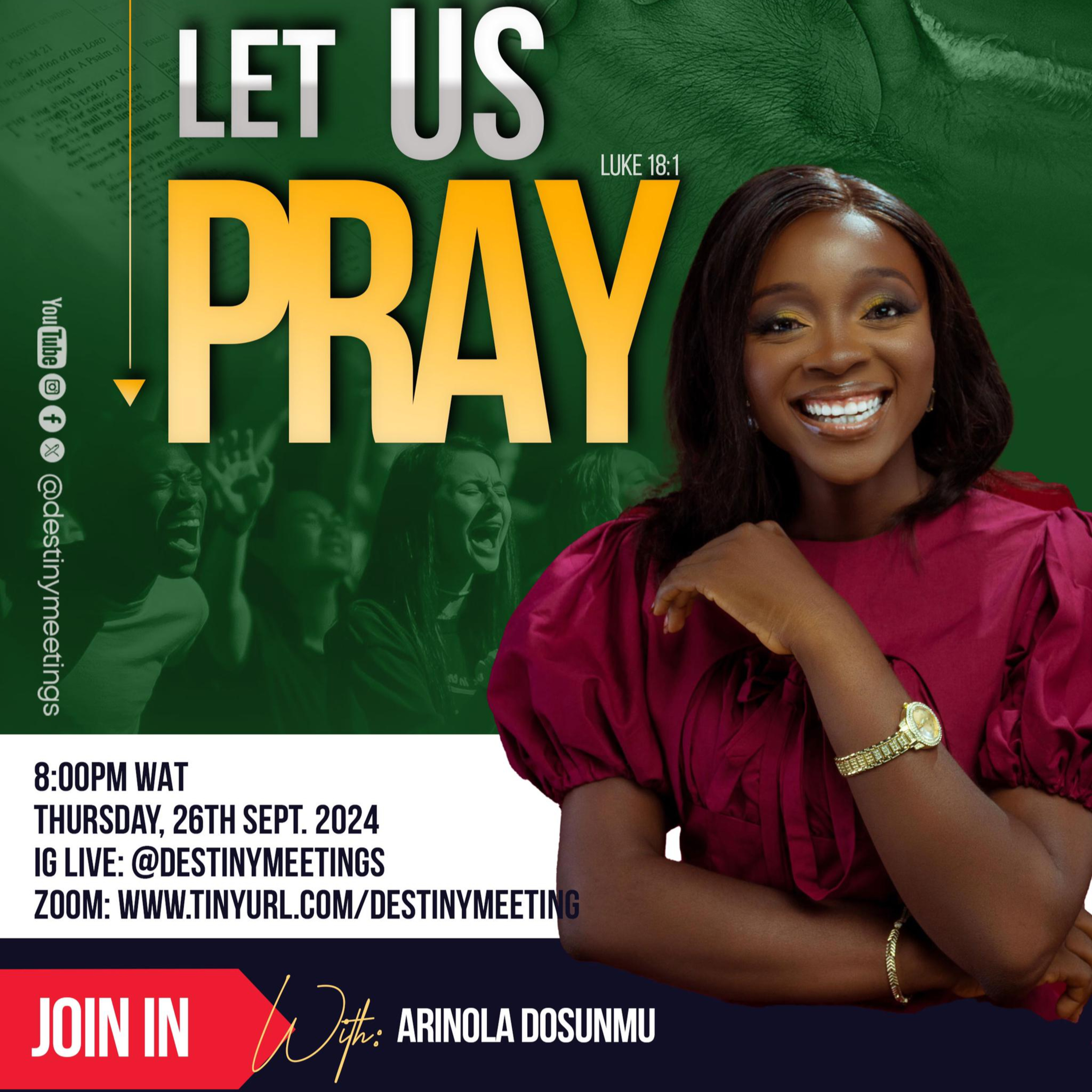 LET US PRAY with Arinola Dosunmu episode artwork