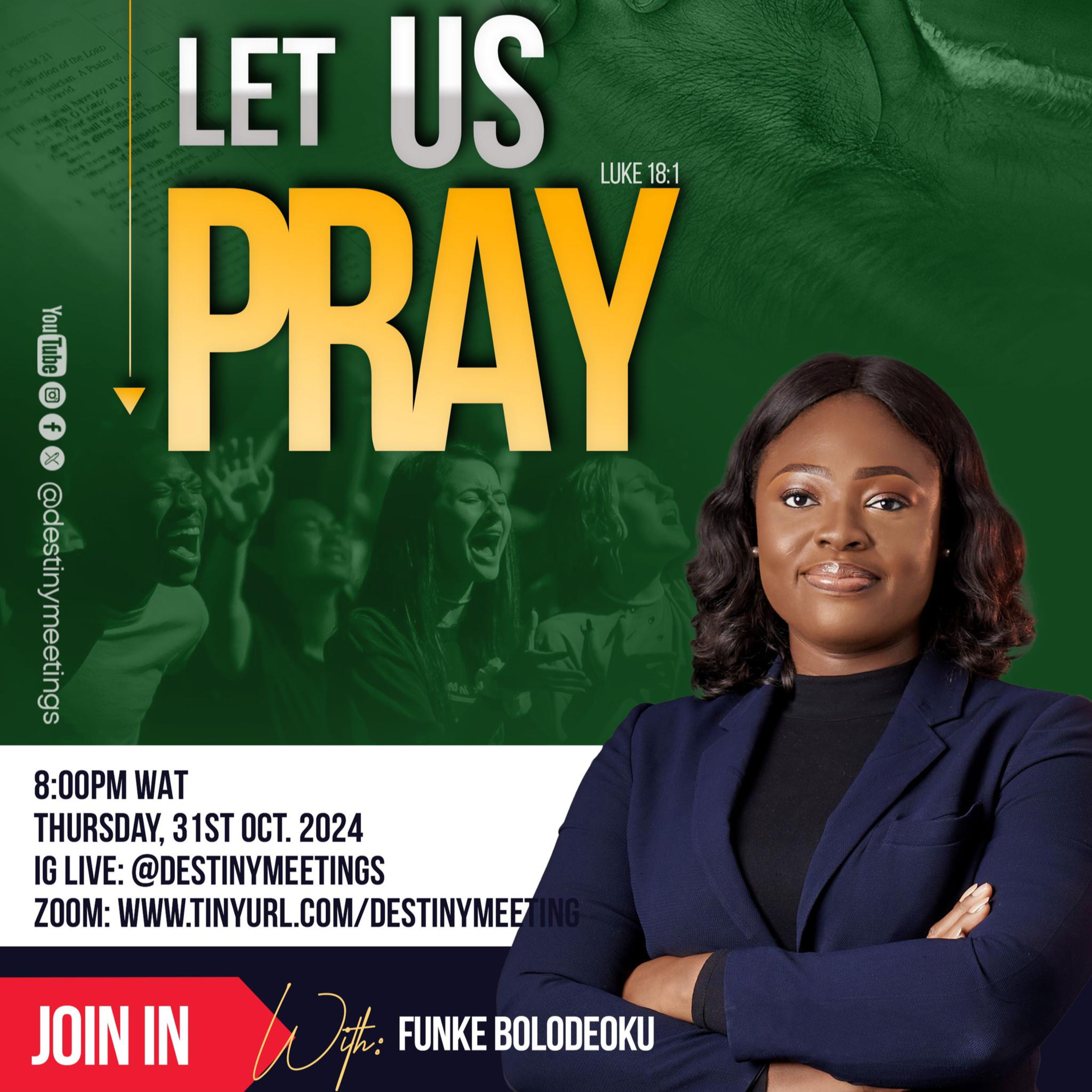 LET US PRAY with Funke Bolodeoku episode artwork