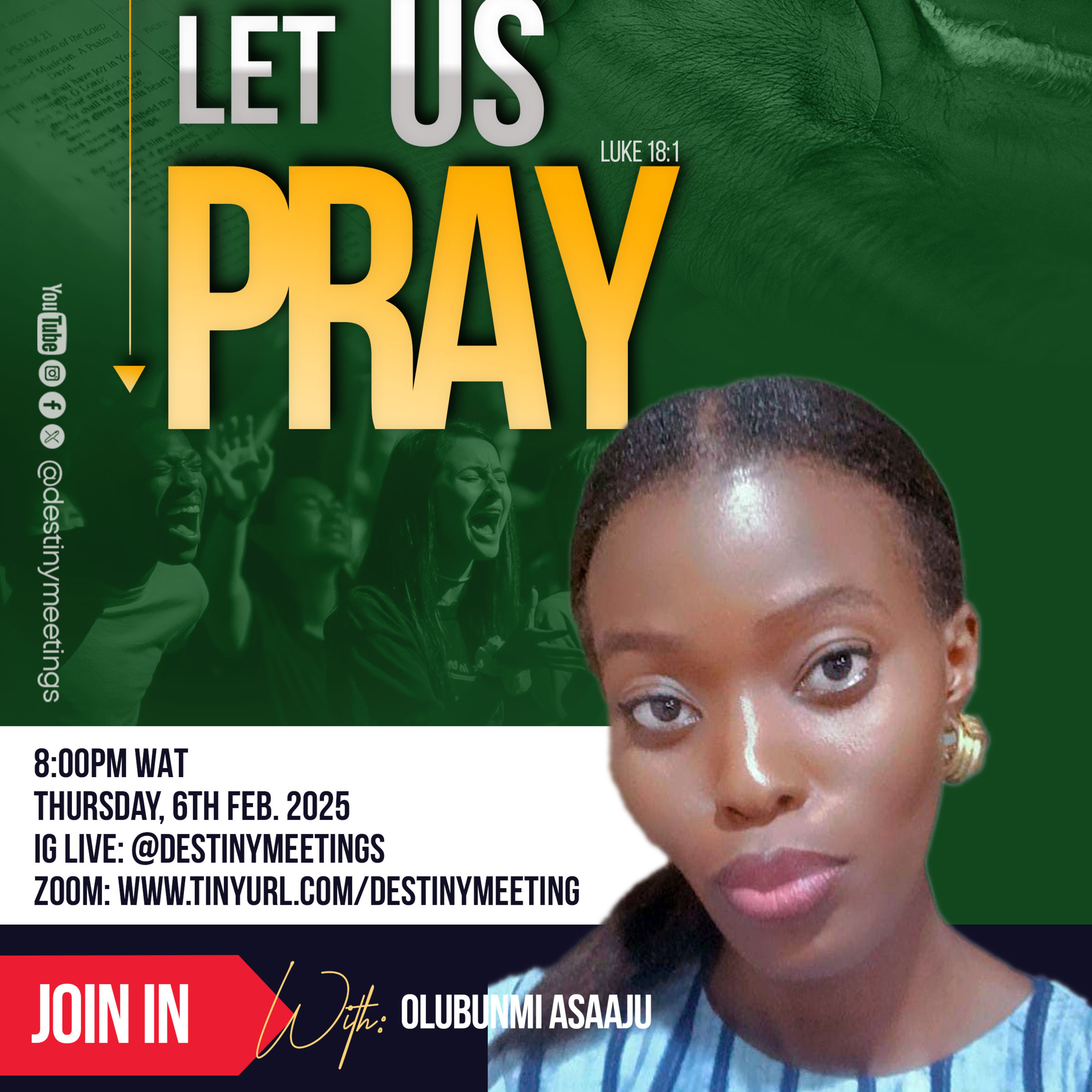 LET US PRAY with Olubunmi Asaaju 2025 episode artwork