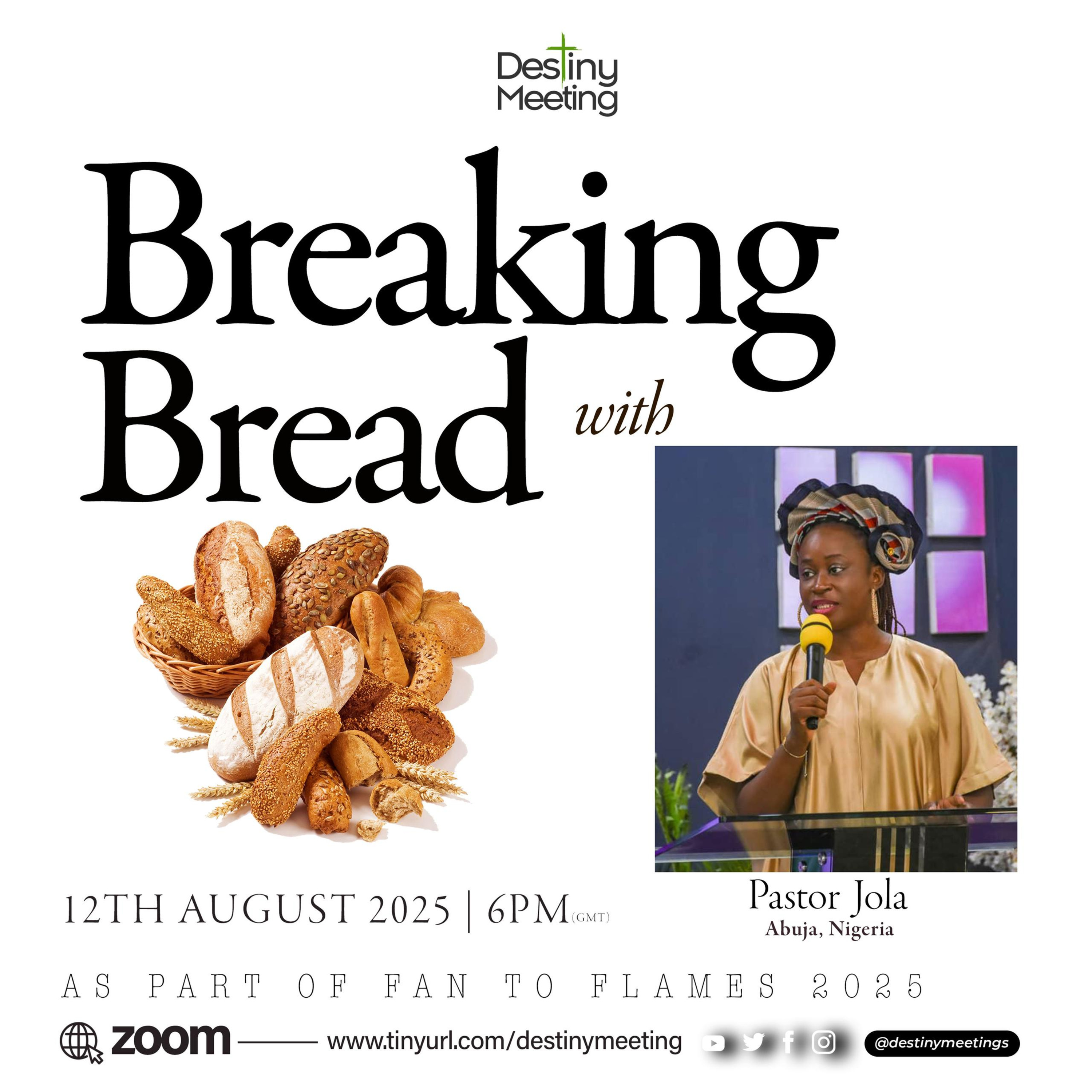 Breaking Bread with Pastor Jola 2025 episode artwork