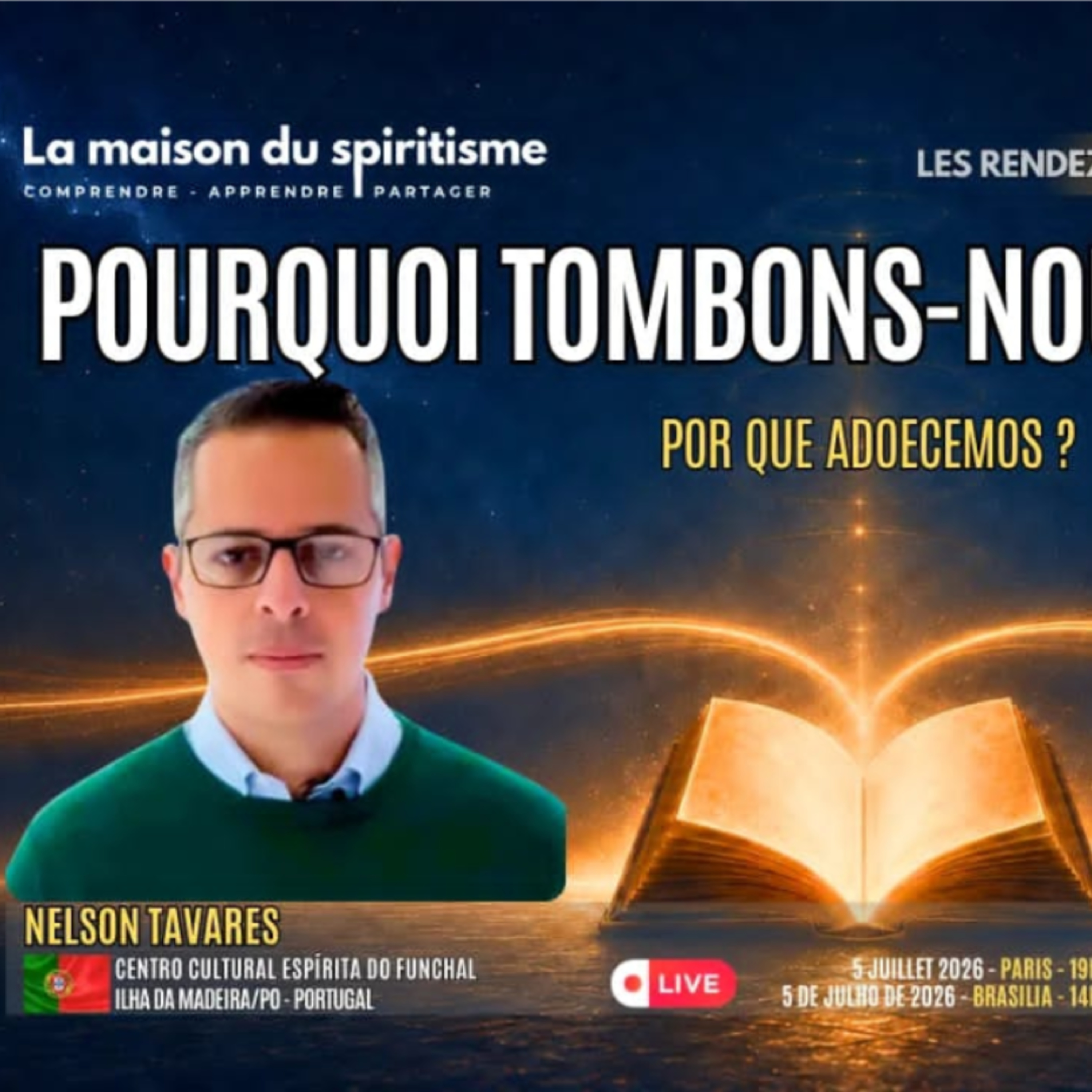 Porque adoecemos? - Palestra - La maison du spiritisme - Paris - França  episode artwork