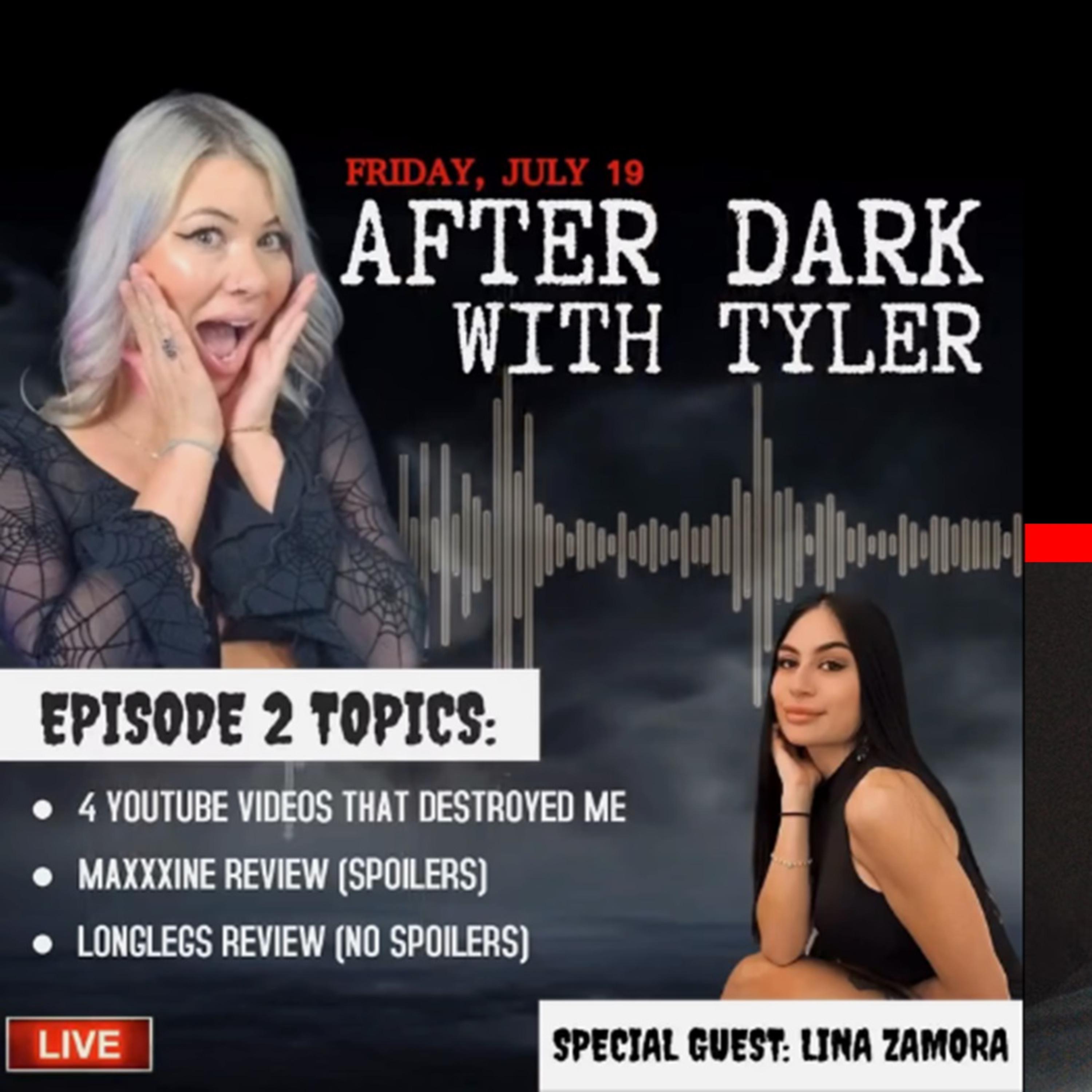 4 Youtube Videos That Destroyed Me, MaXXXine & Longlegs Reveiw | After Dark with Tyler Cossey