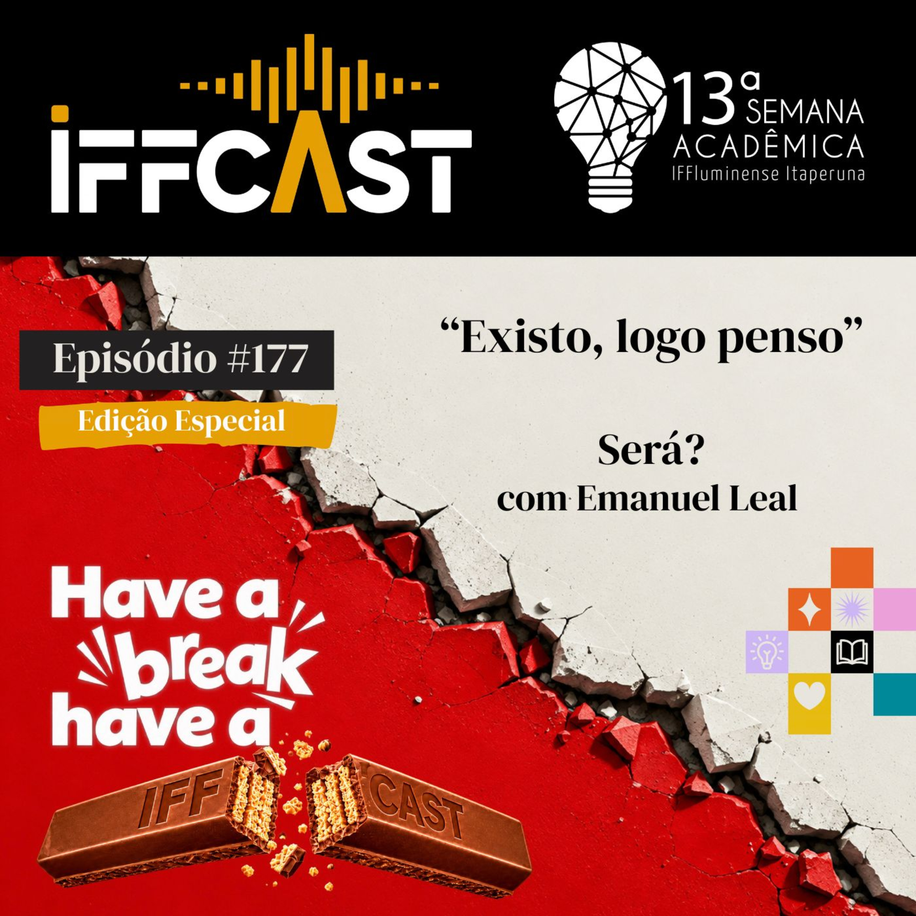 #177 "Existo, logo penso" com Emanuel Leal episode artwork