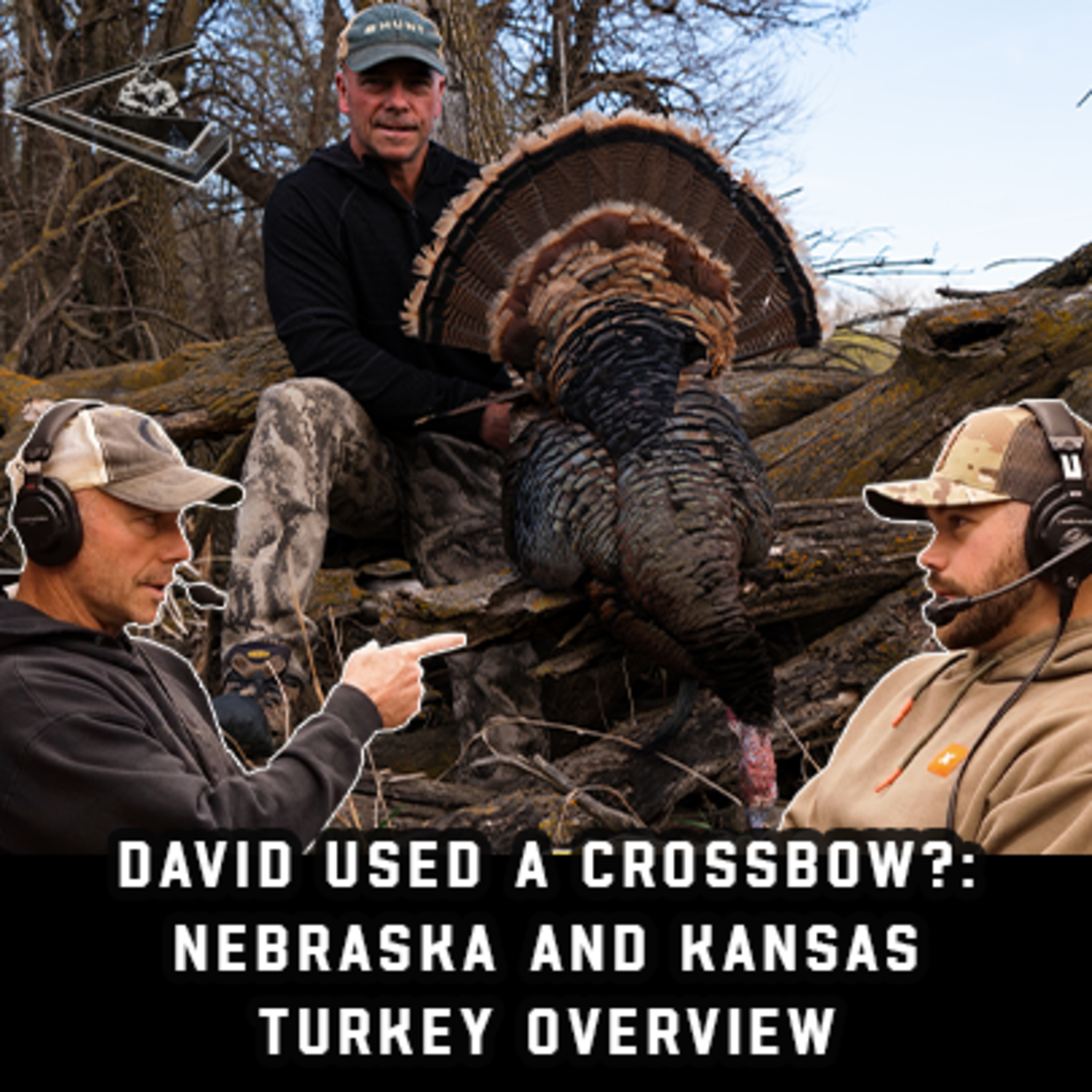 David Used A Cross Bow? | Nebraska and Kansas Turkey Overview | Raised Hunting Podcast #197 episode artwork