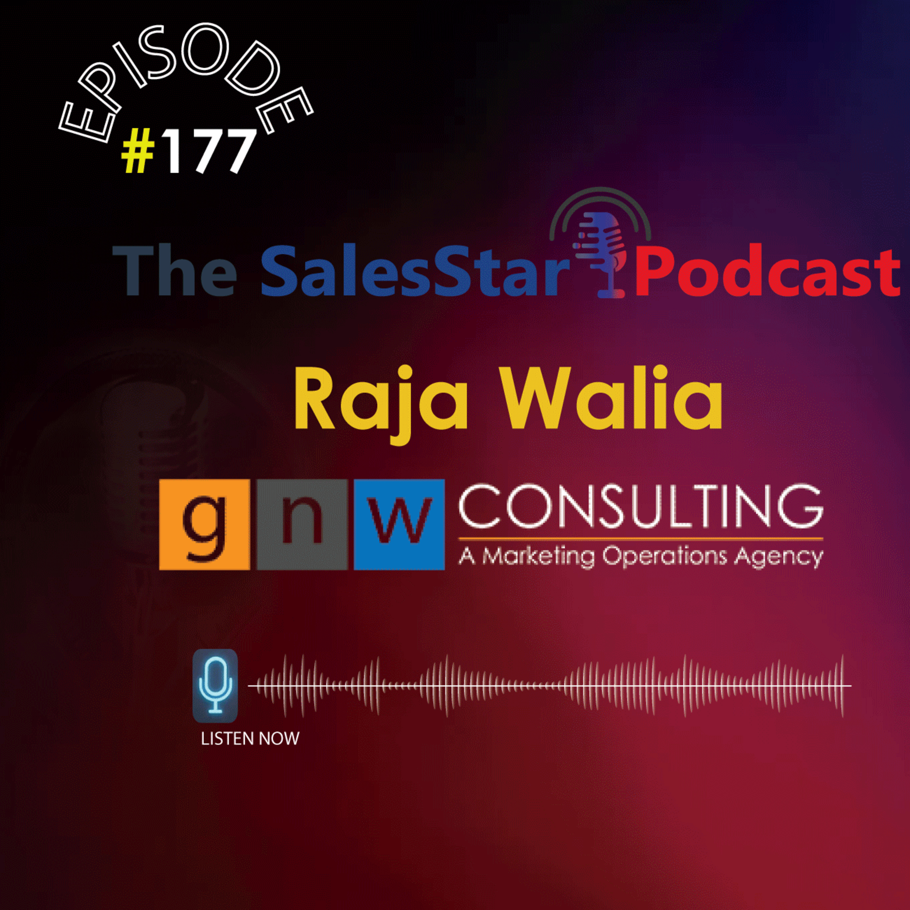 Episode 177: Marketing Automation and Marketing Ops: Tips with Raja Walia, Founder and CEO of GNW Consulting