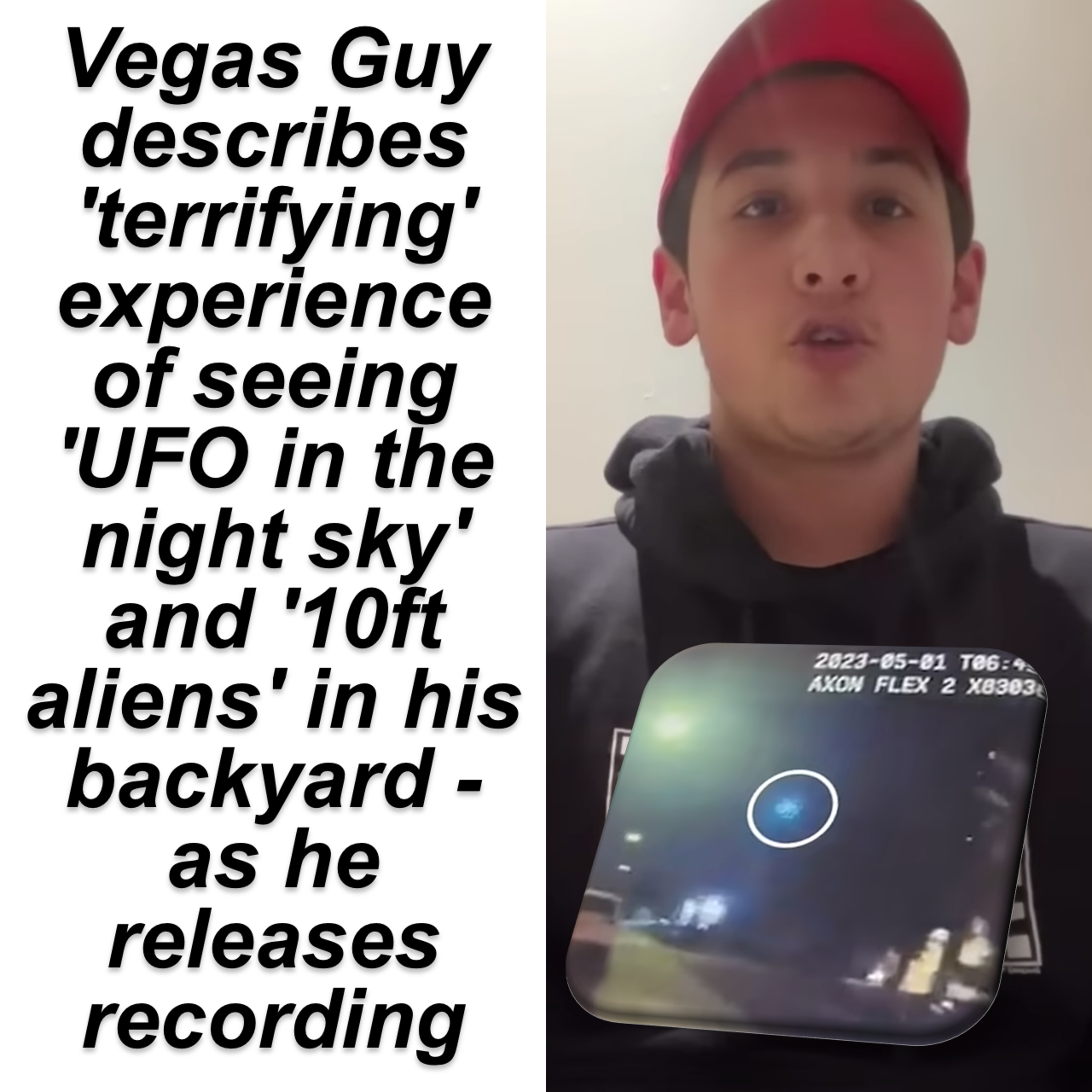 Las Vegas Guy Releases Recording From UFO Crash and Alien Encounter? Sus AF episode artwork