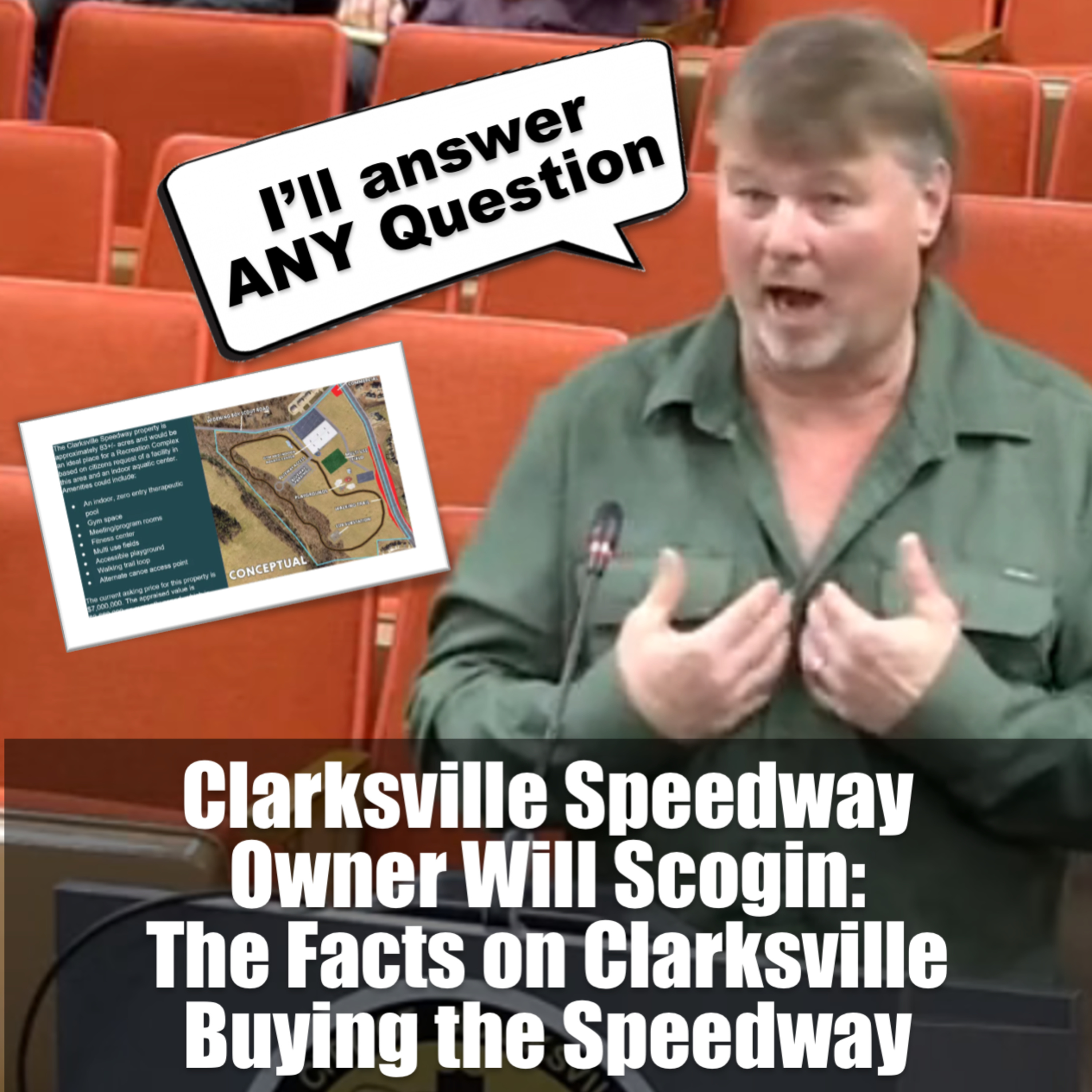 Clarksville Speedway Owner Will Scogin: The Facts about Clarksville Buying the Speedway  episode artwork