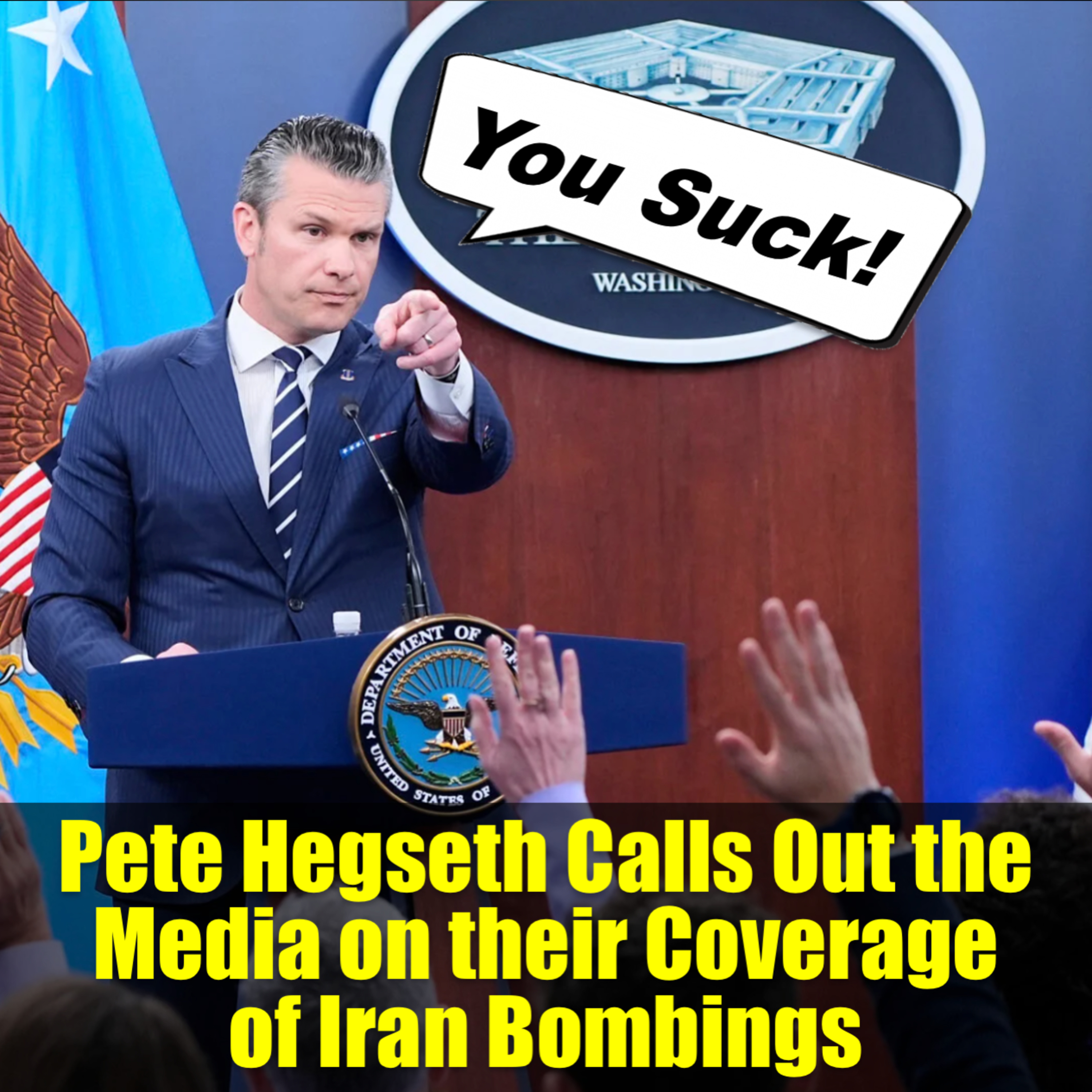 Pete Hegseth Calls Out the Media on their Poor Coverage of Iran Bombings episode artwork