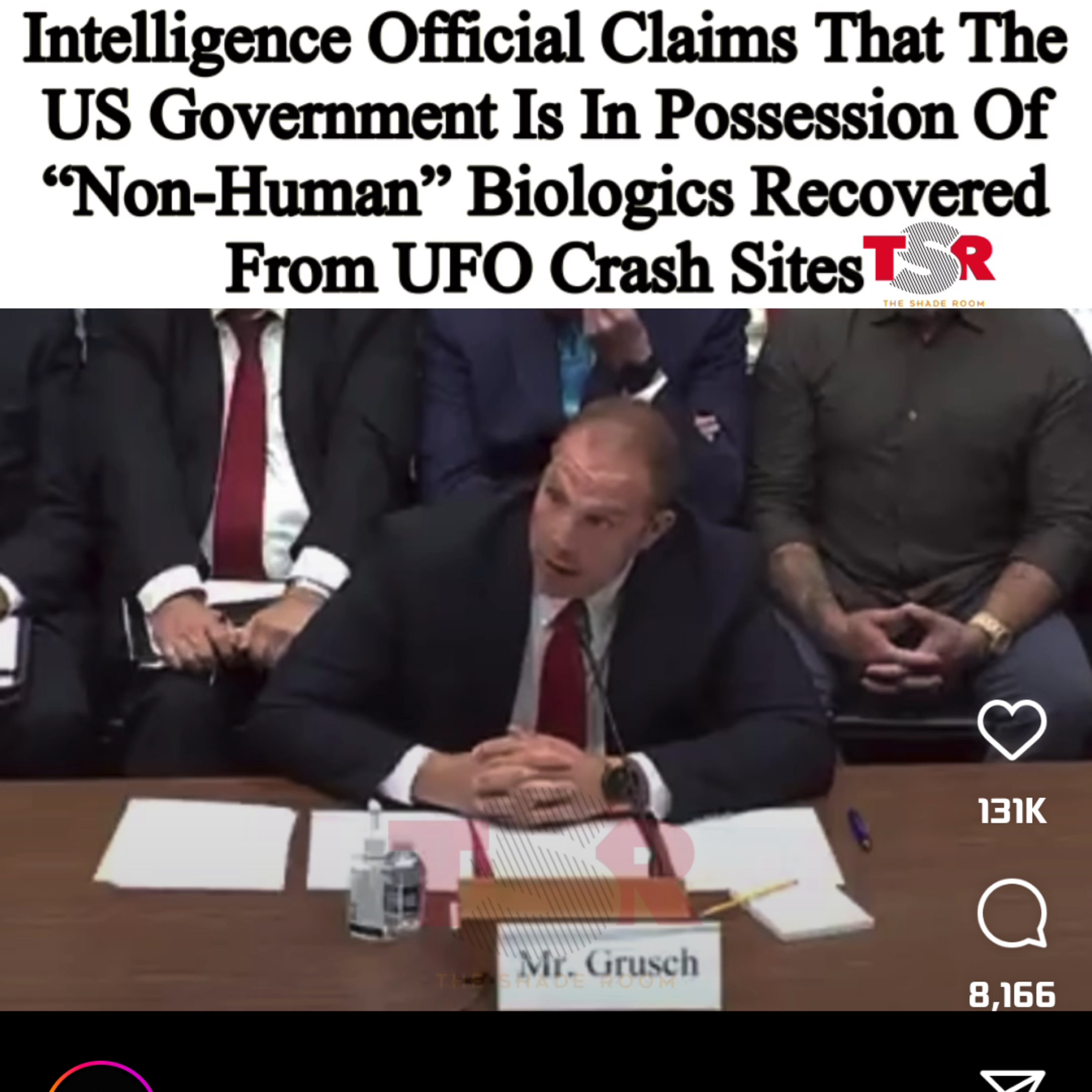 Wait, What? A Former US #Intelligence #Official Claims That The US #Government Is In Possession Of "#Non-Human" #Biologics Recovered From #UFO Crash Site theundergroundshuffle episode artwork