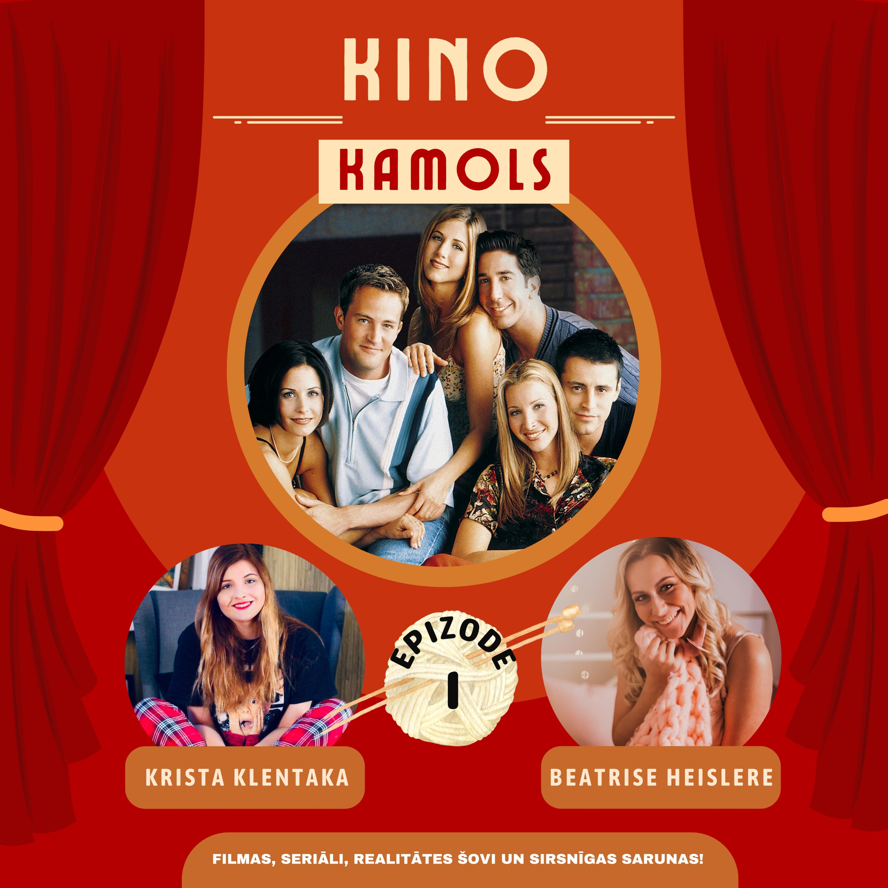 KINO KAMOLS 1. Ep (SERIĀLS”FRIENDS”) • PAR IZAUGSMI UN LAIKU • episode artwork