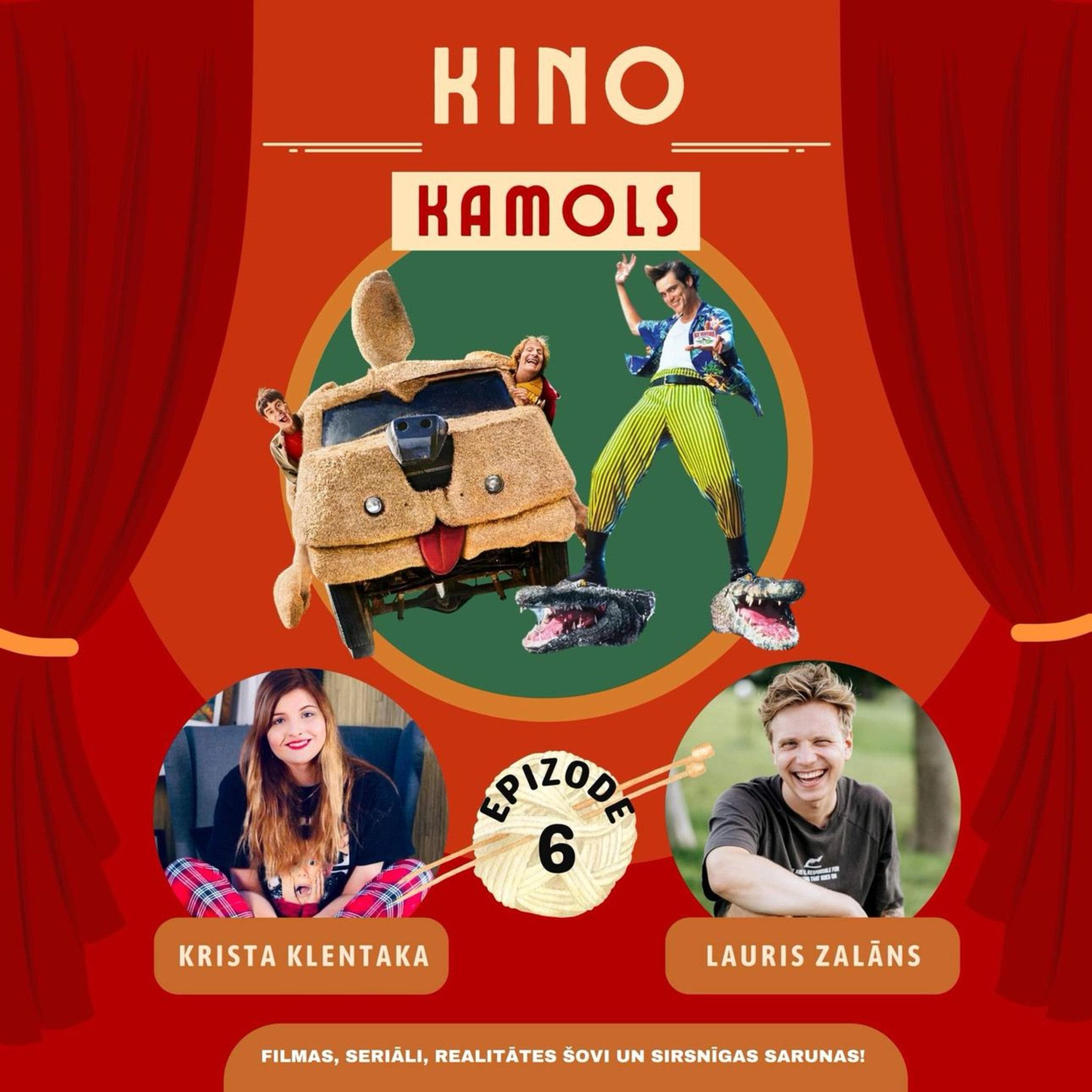 🎬 KINO KAMOLS 6. EPIZODE (FILMAS “ACE VENTURA” UN “DUMB AND DUMBER” ) • DŽIMA KERIJA DZĪVE UN FILMU SPILGTĀKIE JOKI • 🎬  episode artwork