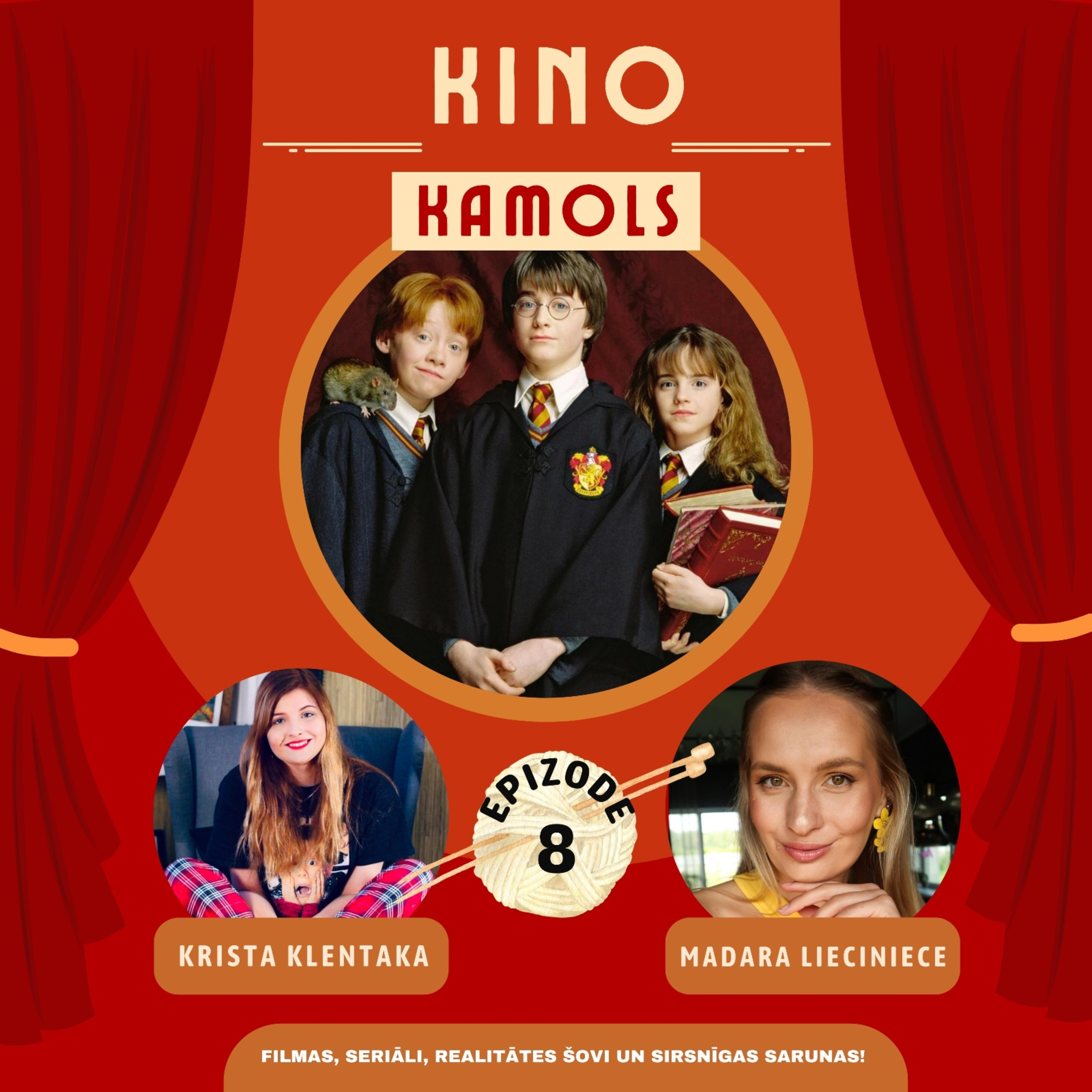 KINO KAMOLS 8. EPIZODE (HARIJA POTERA FILMAS) • FILMU ANALĪZE, WARNER BROS STUDIJA LONDONĀ, IZRĀDE)  episode artwork