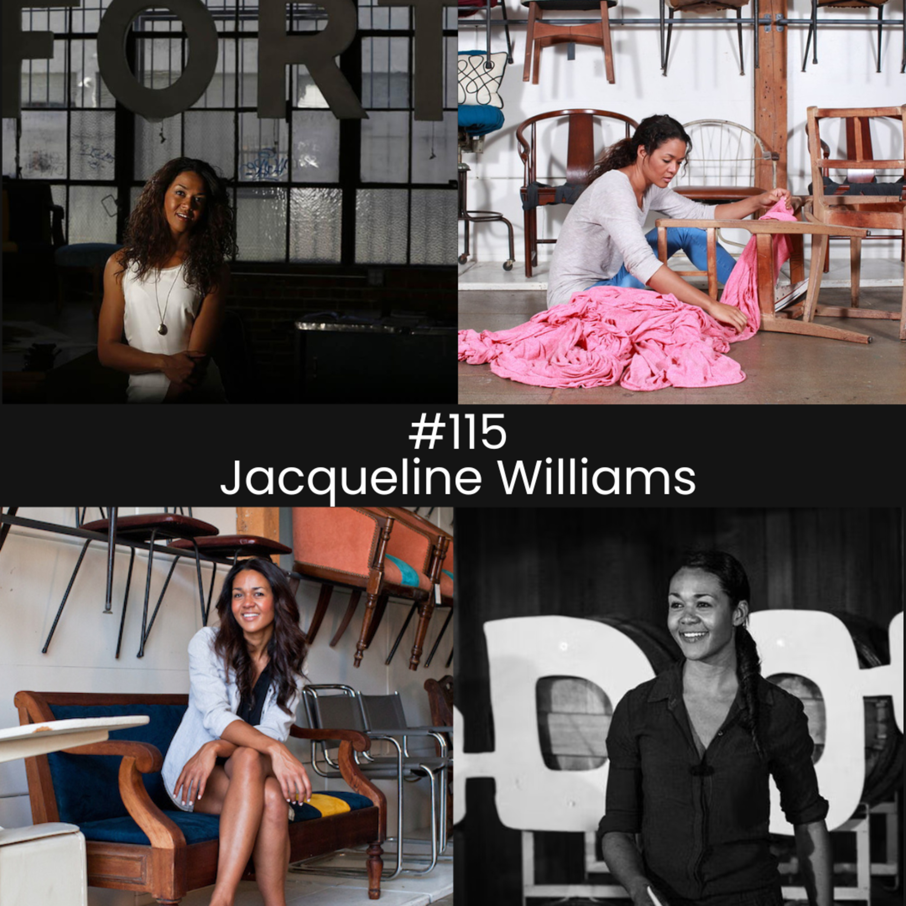 E115 - Jacqueline Williams. Exploring a life of entrepreneurship, success, loss, and lessons along the way episode artwork
